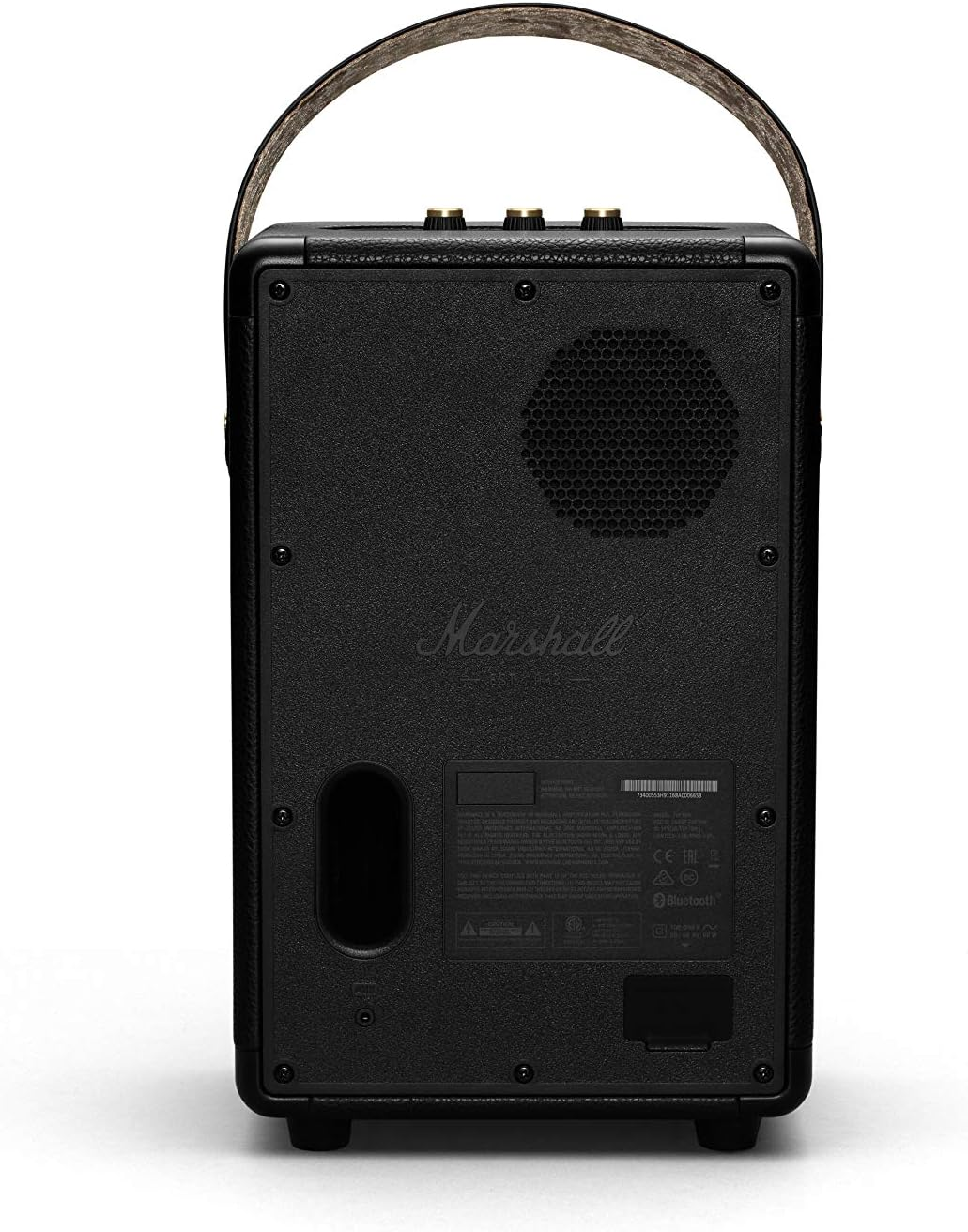 Marshall Tufton Bluetooth Speaker (Black & Brass) image number 3