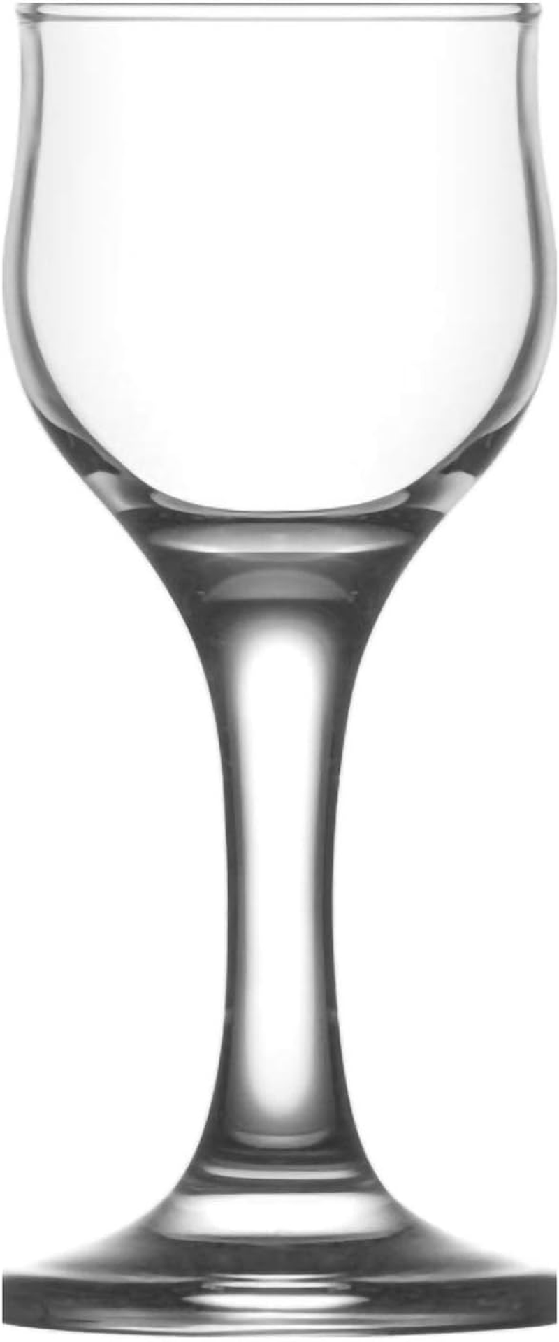 LAV Nevakar Liqueur Glasses Set of 12-55Ml Stemmed Schnapps & Sherry Glasses for Port - Elegant Tulip Silhouette Enhances Aroma & Flavour - Dishwasher Safe image number 2