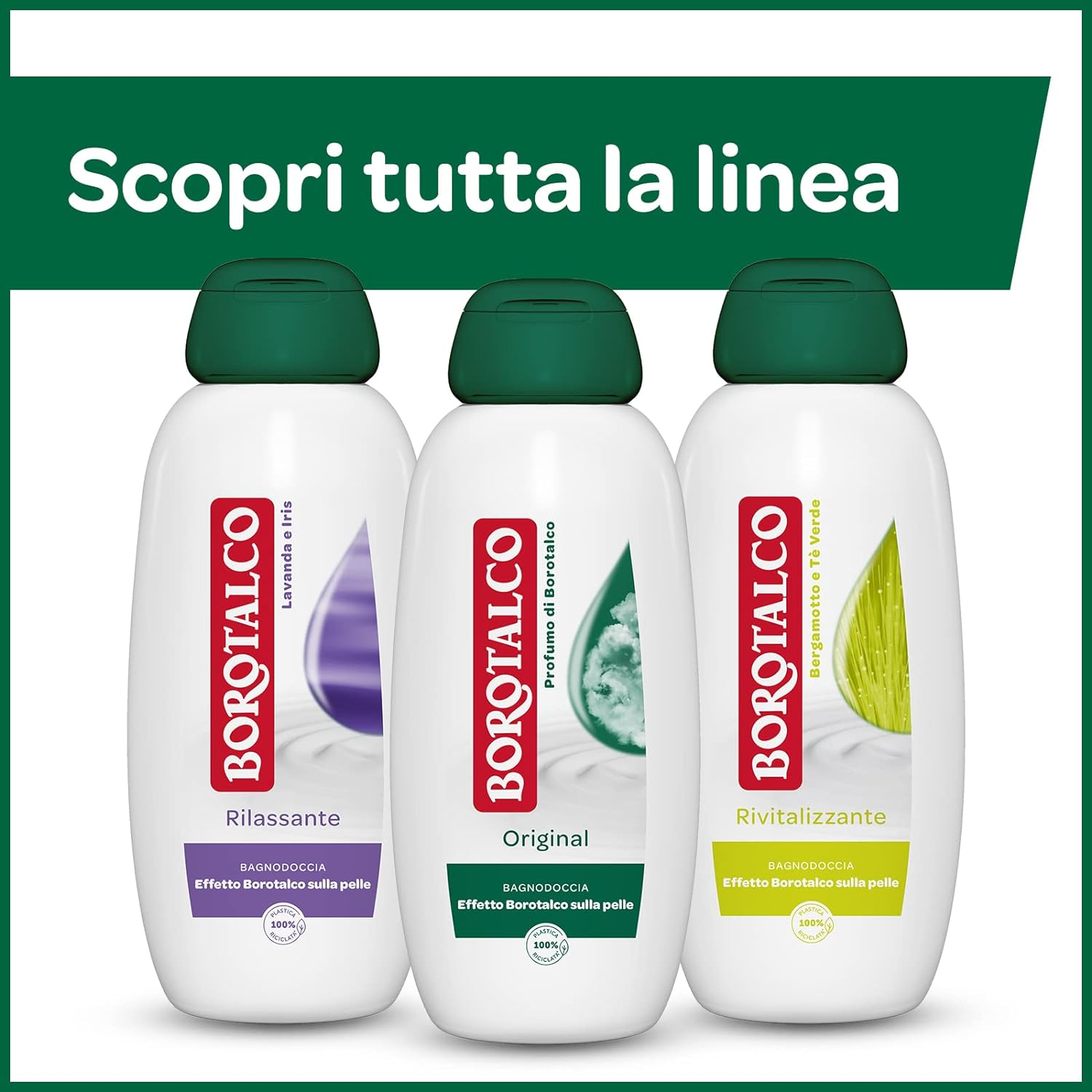 Borotalco Bath Foam with Lavender and Iris 20.28Fl.Oz 600Ml