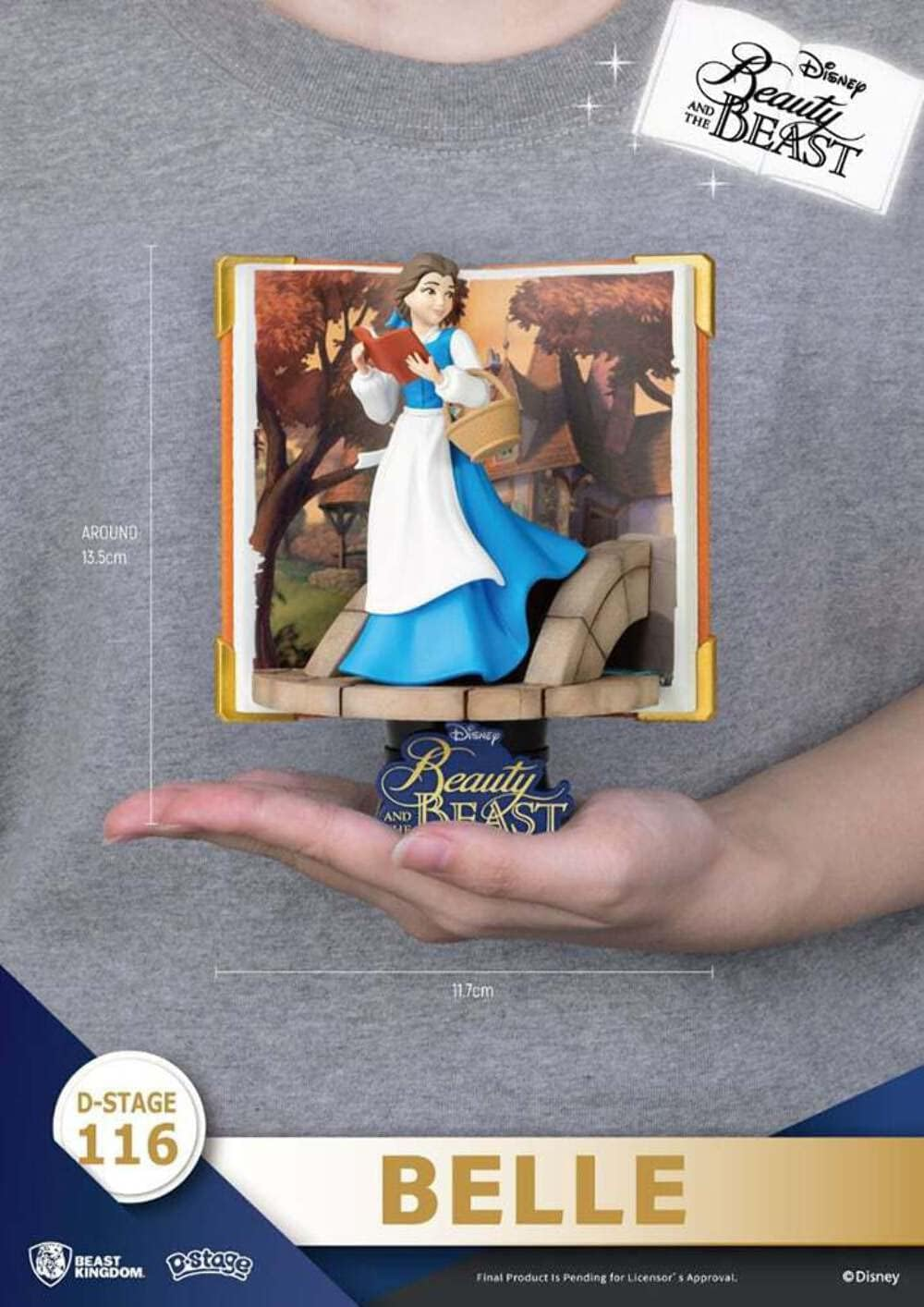 Beast Kingdom | D Stage Disney Story Book Series Beauty and the Beast - Belle | Collectable, Figurine image number 2