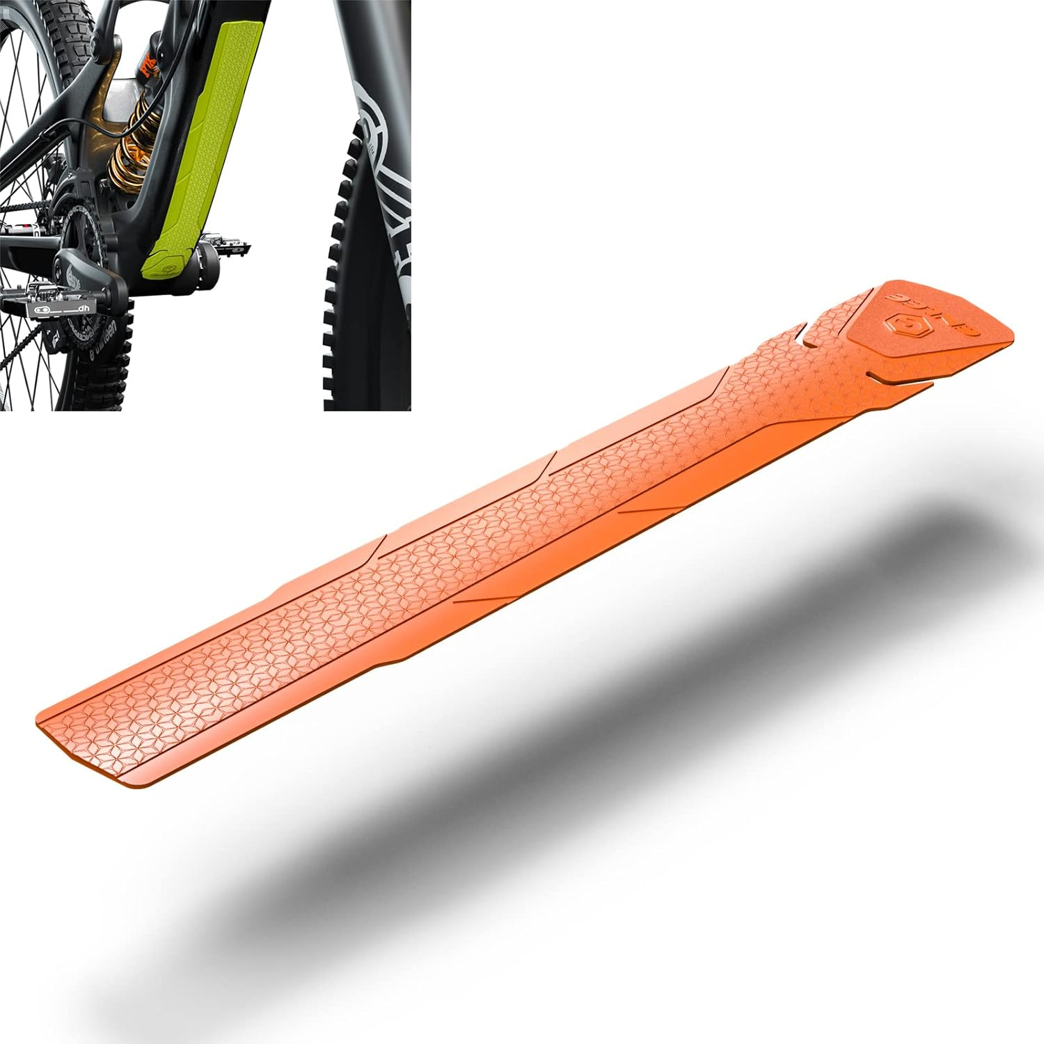 ENLEE Mountain Bike down Tube Frame Protector, 3M MTB Bicycle Frame Guard - Protect the Bike from Collision and Scratch