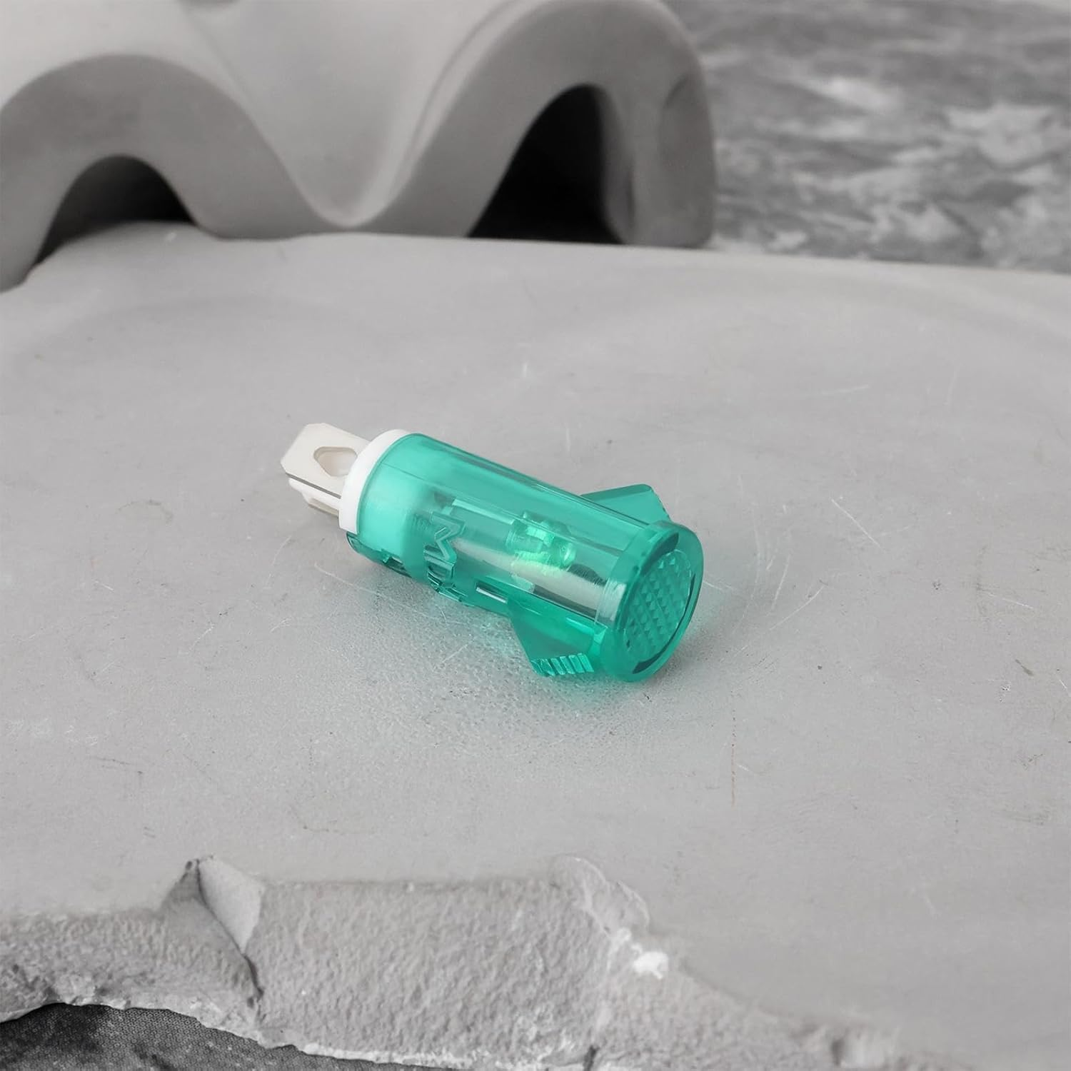 SING F LTD 12PCS Car Warning Lights Lamp 12V MDX-11A 10.6X31.1X4.6Mm Mounting Hole Diameter 10Mm LED Indicator Signal Lamp Red/Green/Orange image number 2