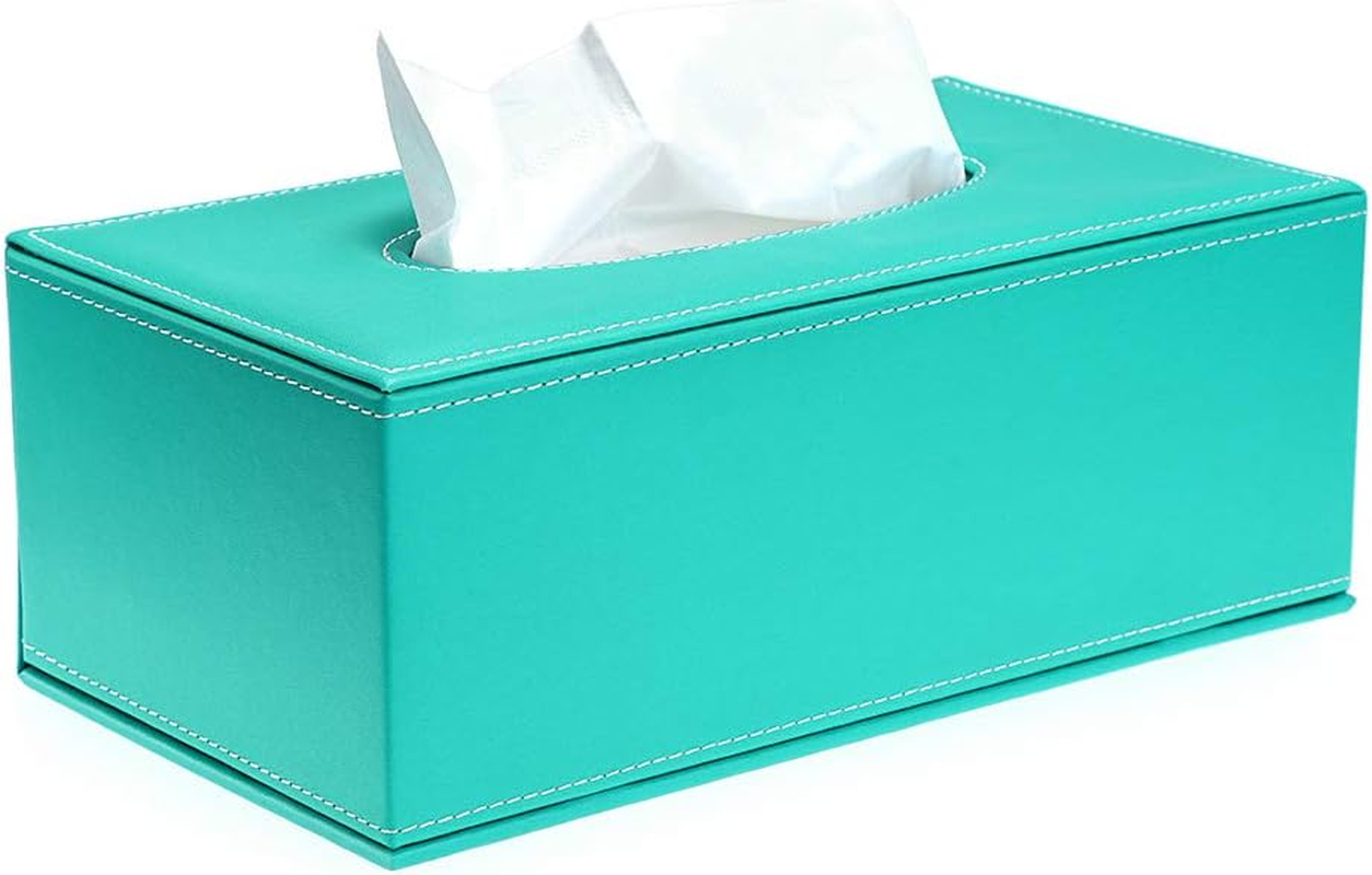 Sumnacon Rectangular Tissue Box Cover - Stylish Stainless Steel Paper Facial Cover, Modern Metal Tissue Box Holder for Bedroom/Bathroom/Vanity/Countertop/Dresser/Night Stand/Office/Car, Brushed Nickel