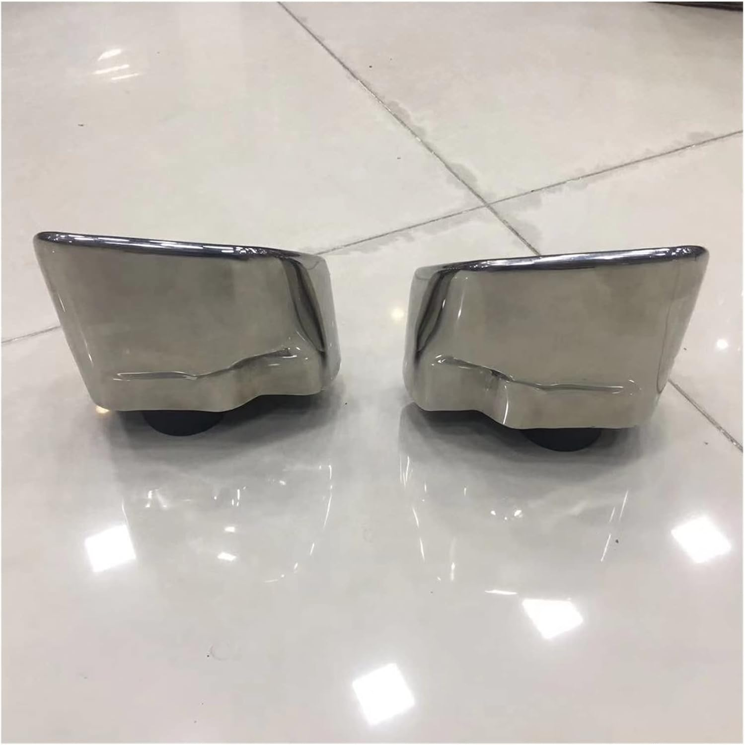 Muffler Modified Car Rear Exhaust Muffler Tip Pipe Air Outlet Vent Exhause Accessories Tailpipe Kit Compatible with Copage 2012-2015 image number 3