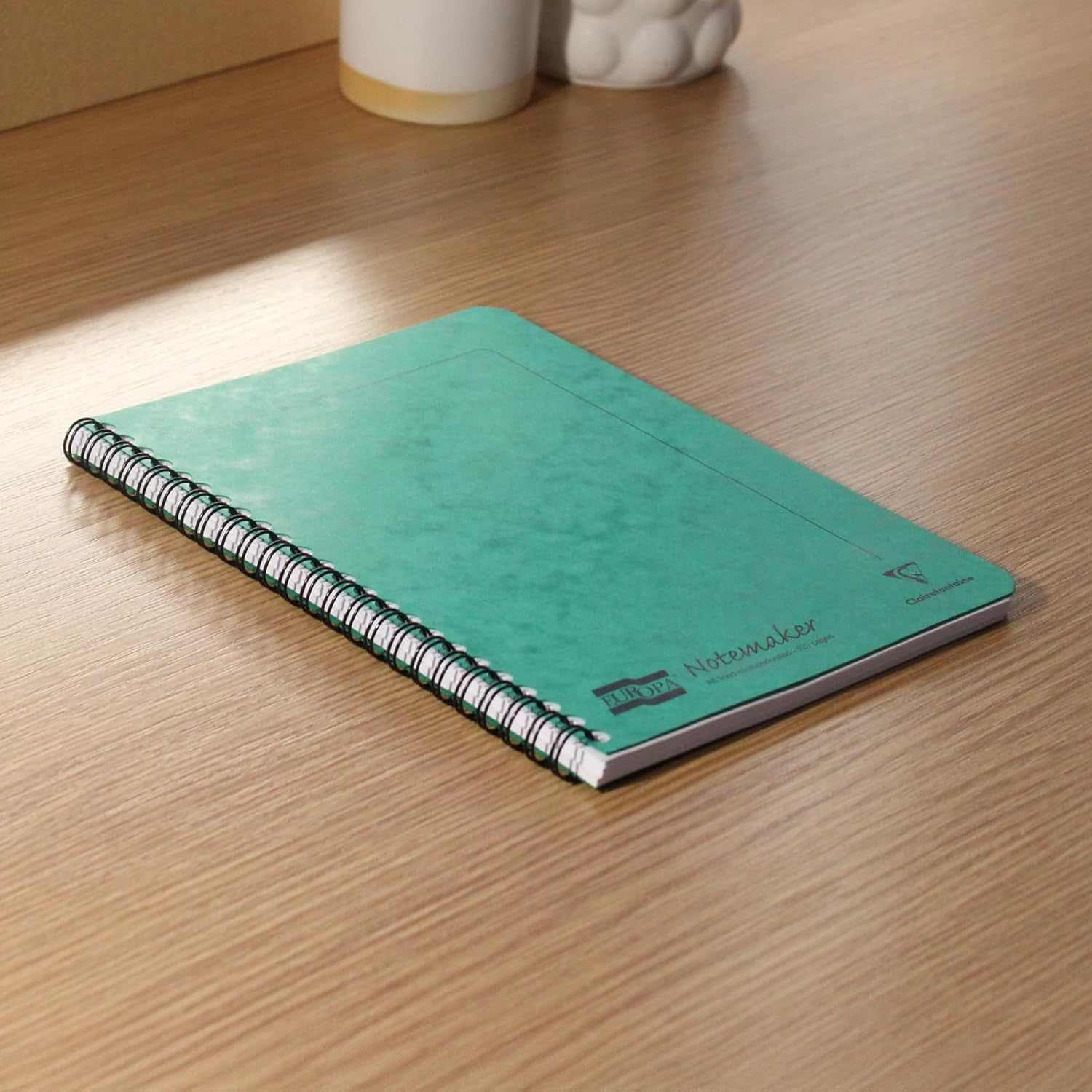 Clairefontaine 'Europa' Wirebound on Side Notemaker, A5, Lined, 120 Pages - Assorted a Colours (Pack of 10) image number 1
