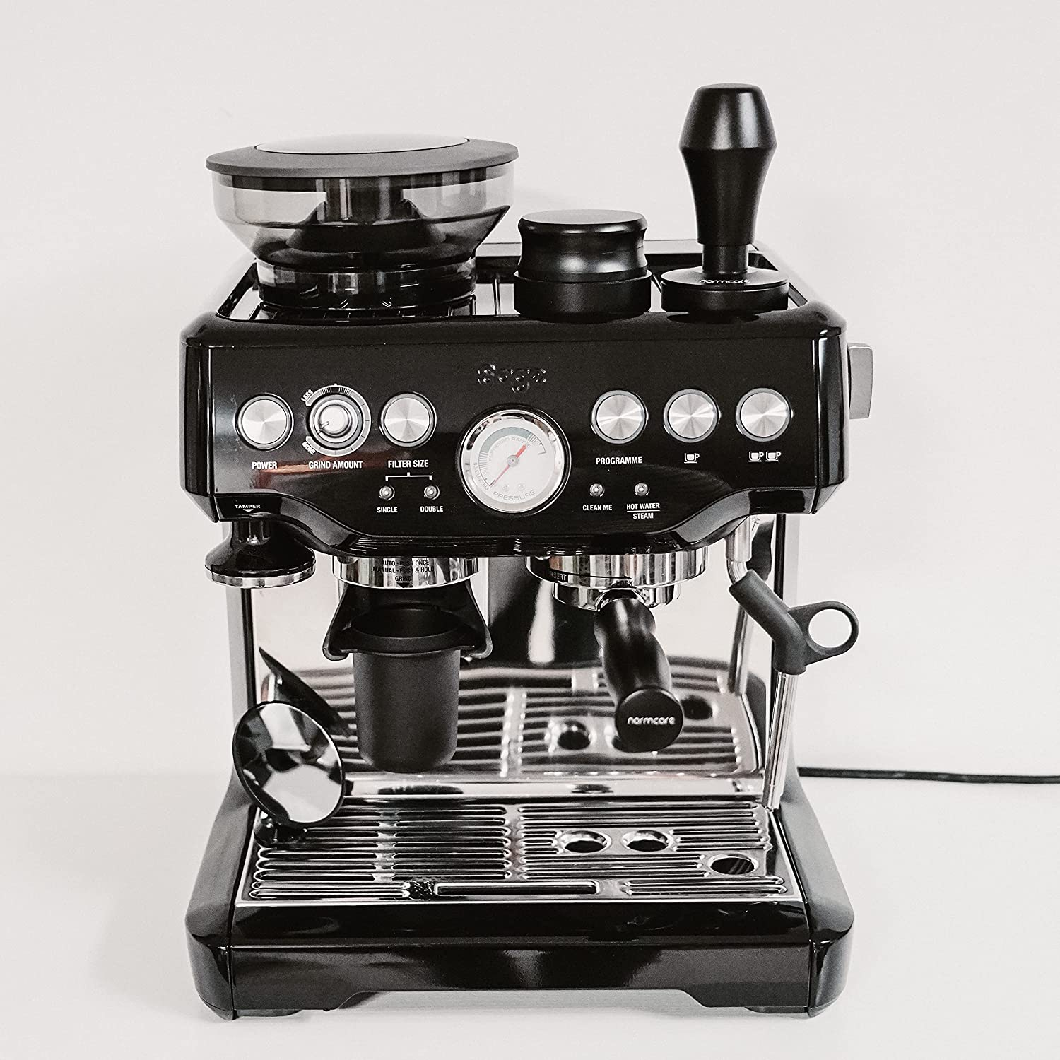 Normcore V4 Coffee Tamper 53.3Mm - Spring-Loaded Tamper &ndash; Barista Espresso Tamper with 15Lb / 25Lb / 30Lbs Replacement Springs - Anodized Aluminum Handle and Stand - Flat Base image number 4