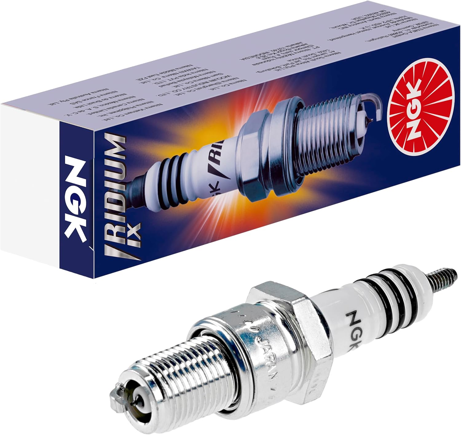 NGK (5044-4PK) Iridium IX Spark Plug, (Box of 4) image number 2