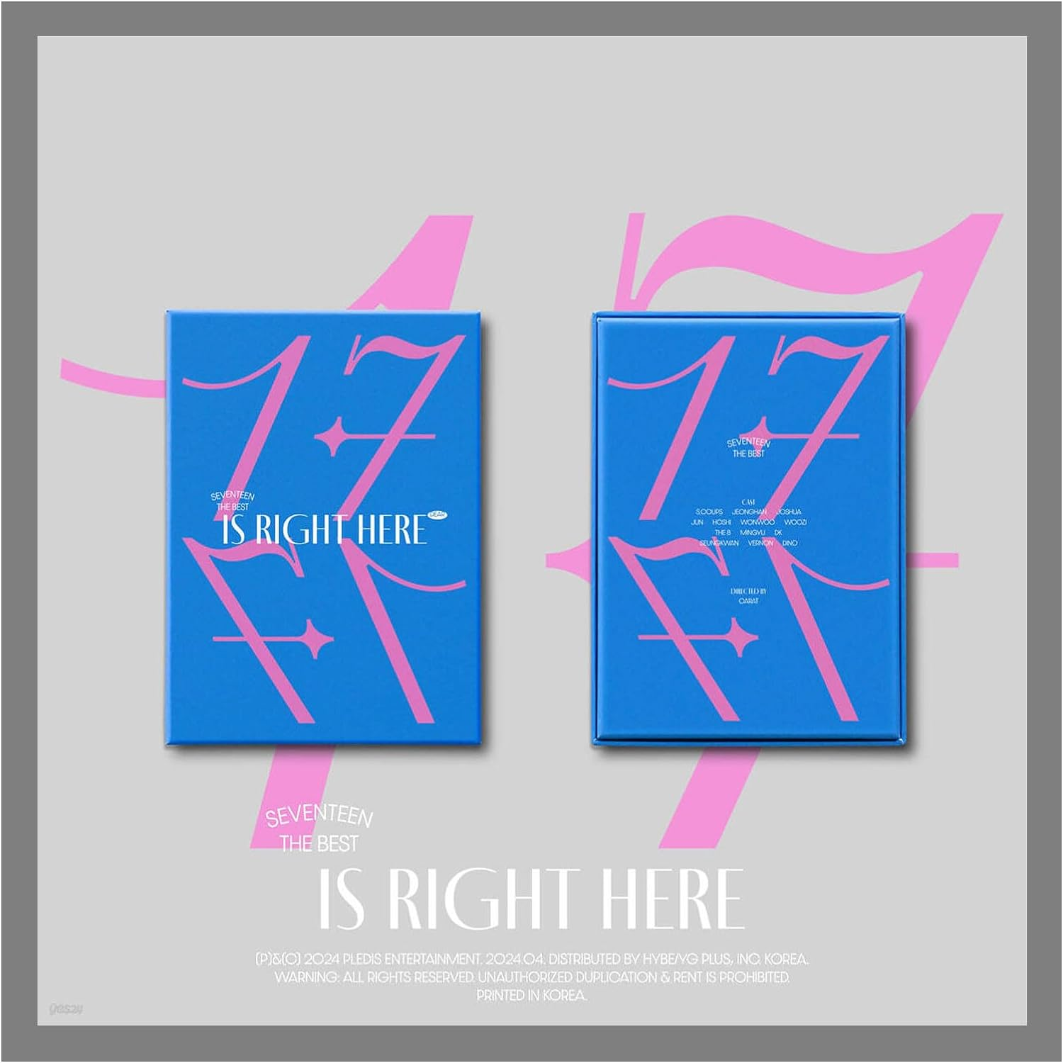 SEVENTEEN 17 IS RIGHT HERE Best Album Dear Version Cd+24P Booklet+28P Lyric Book+4P Photocard+Tracking Sealed image number 5