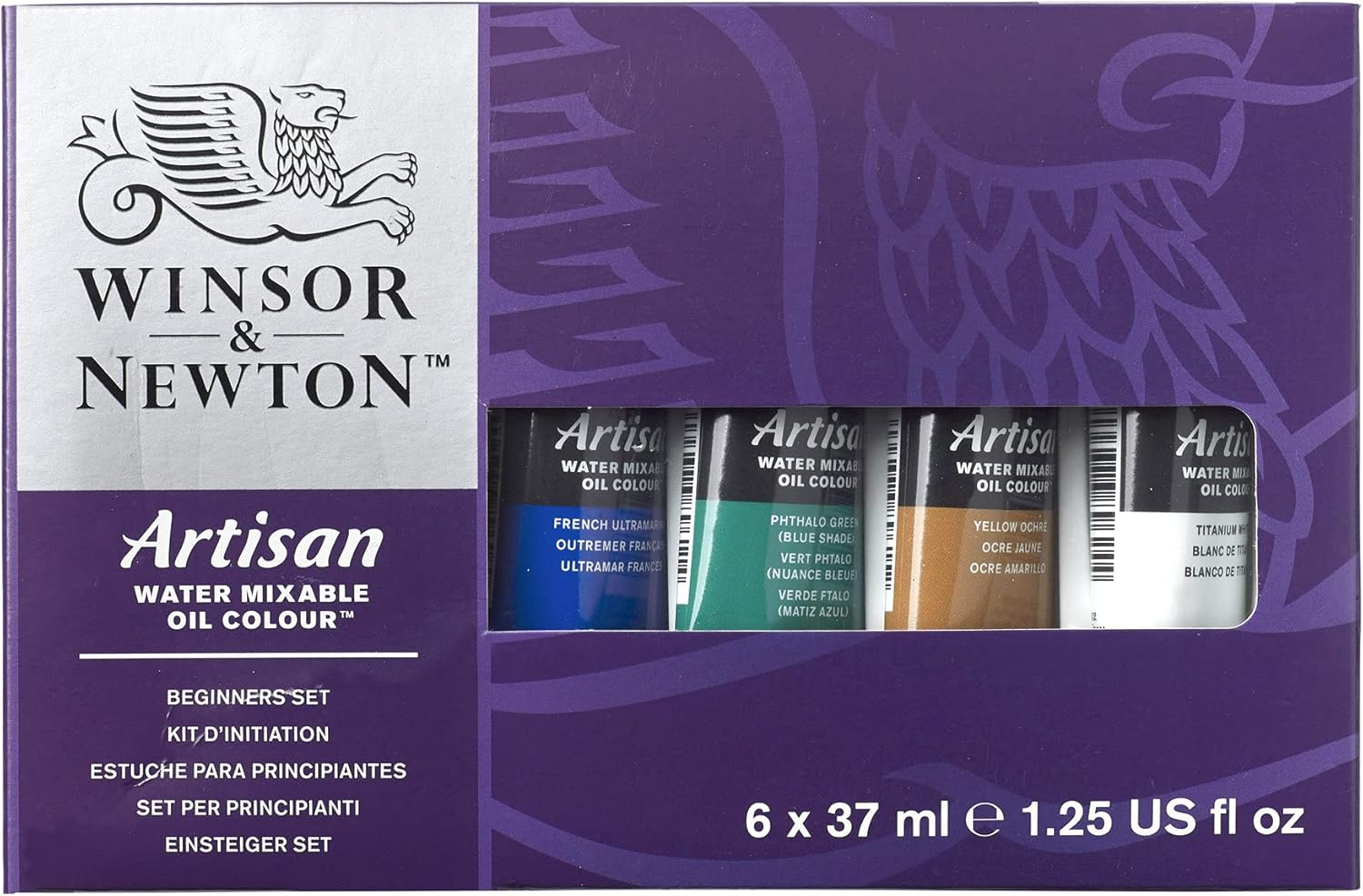 Winsor & Newton Artisan Water Mixable Oil Colour Beginners Set, Multicolor