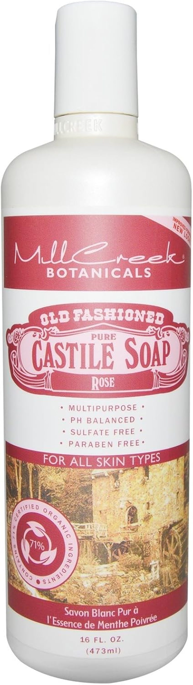 Mill Creek Castile Soap-Rose - 16 Fl.Oz./473 Ml image number 1