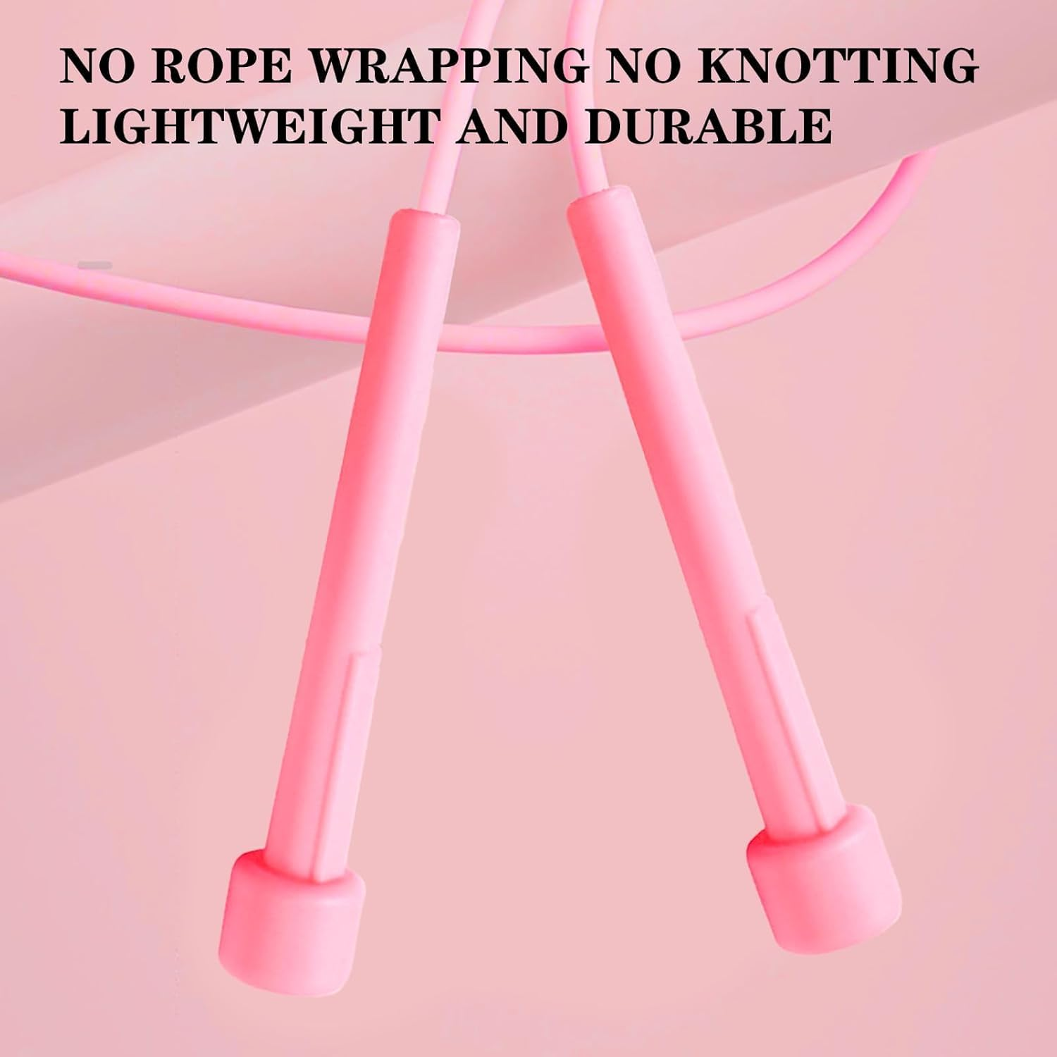 2-Pack Speed Skipping Jump Ropes for Fitness Workout Training, Adjustable Lightweight Rope for Adults, Kids, Blue+Purple, Training for Weight Loss, Exercising to Burn Fat image number 4