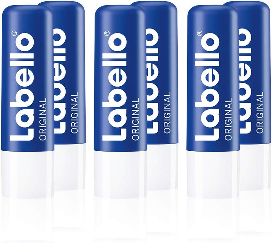 Labello Original Lip Balm in Pack of 6 (6 X 4.8 G), Lip Balm for Naturally Beautiful Lips, Lip Balm without Mineral Oils, Protects against Drying Out image number 6