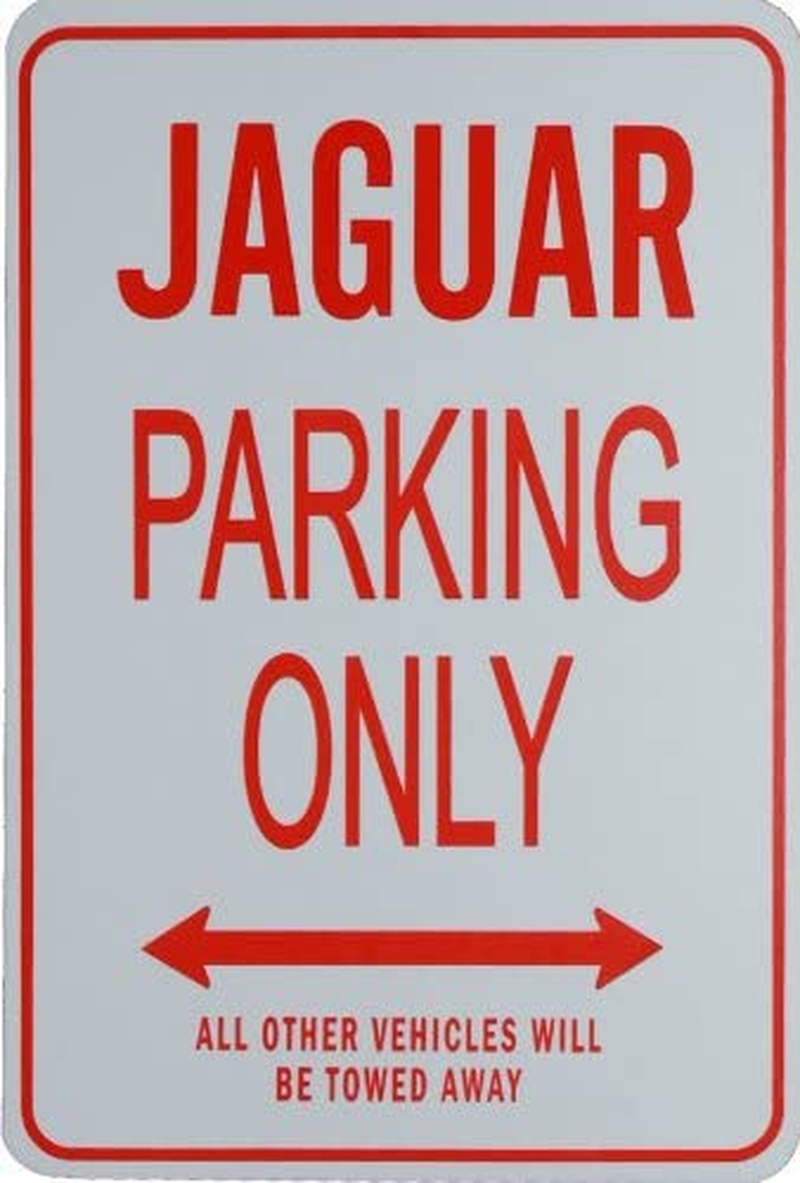 Jaguar Parking ONLY - Miniature Fun Parking Signs