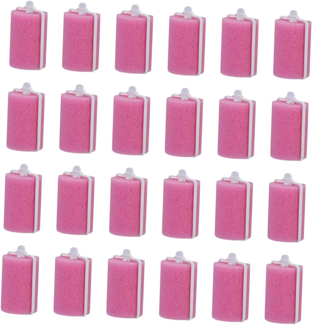 24Pcs Sponge Roller Foam Rollers Hair Curlers Hair Flexible Curlers Sponge S for Foam S for Dressing Tools