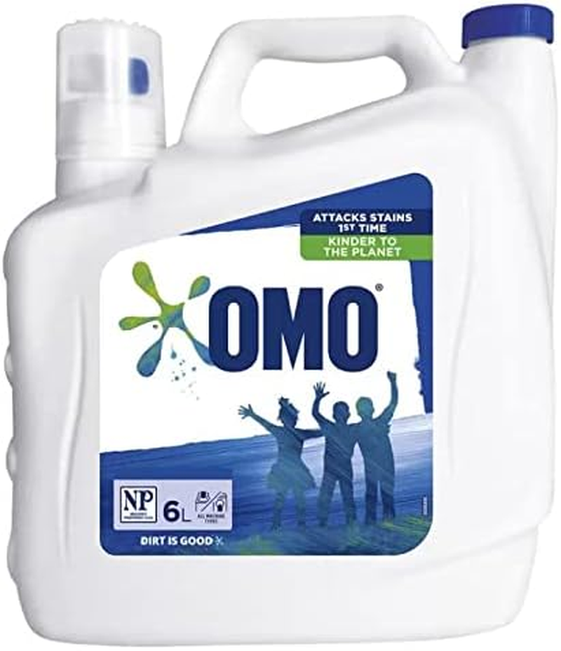 OMO Active Clean Laundry Liquid Detergent 6L image number 1