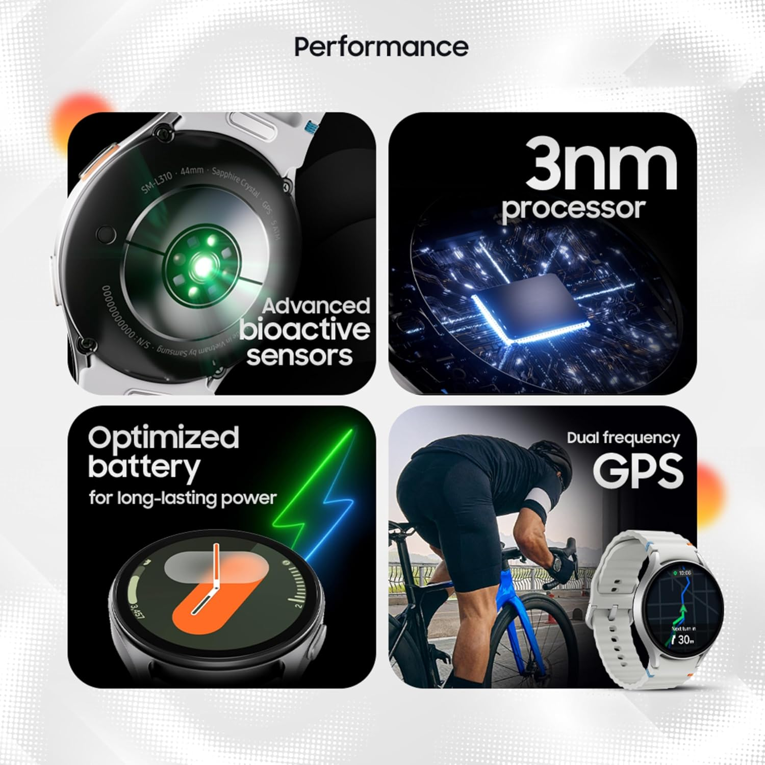 Samsung Galaxy Watch7 with Galaxy AI, BT Calling, Track Your Energy Score, Advanced Bio-Active Sensors, 40Mm (Cream, Bluetooth) image number 4