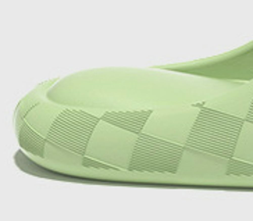 Slippers for Women Cute Anti-Slip EVA Beach Pool Shower Slippers Shoes Checkered Indoor Sandal Slides Cloud Sandals 2025 image number 3