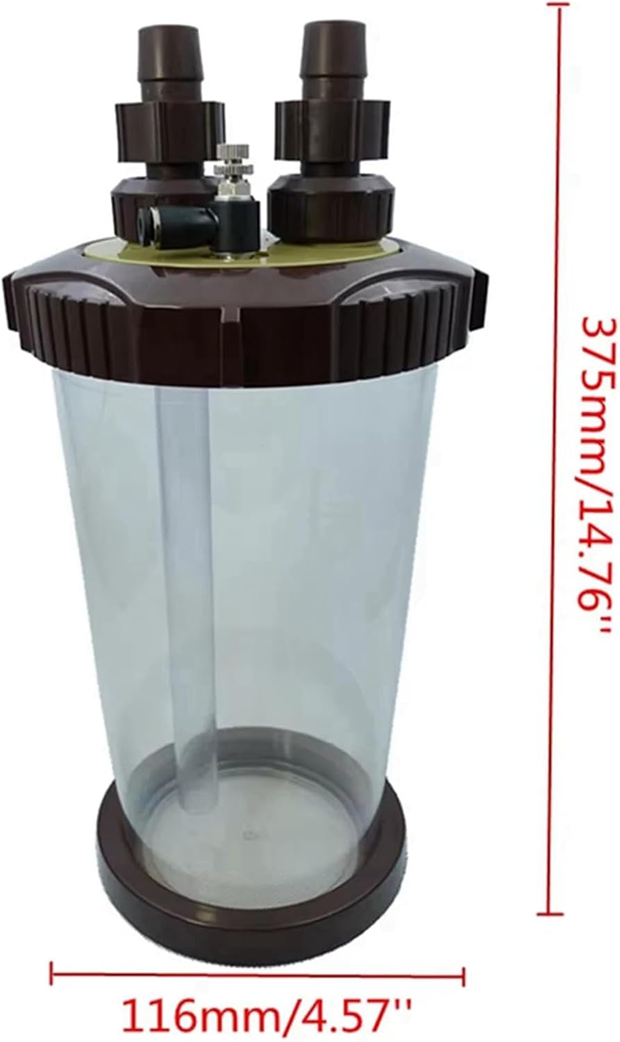 Aswalling 2X Clear CO2 Atomizer External Turbo Super Diffuser Atomizer Fish Tank Aquarium Waterplant Fish Tank Landscape Aquatic image number 4