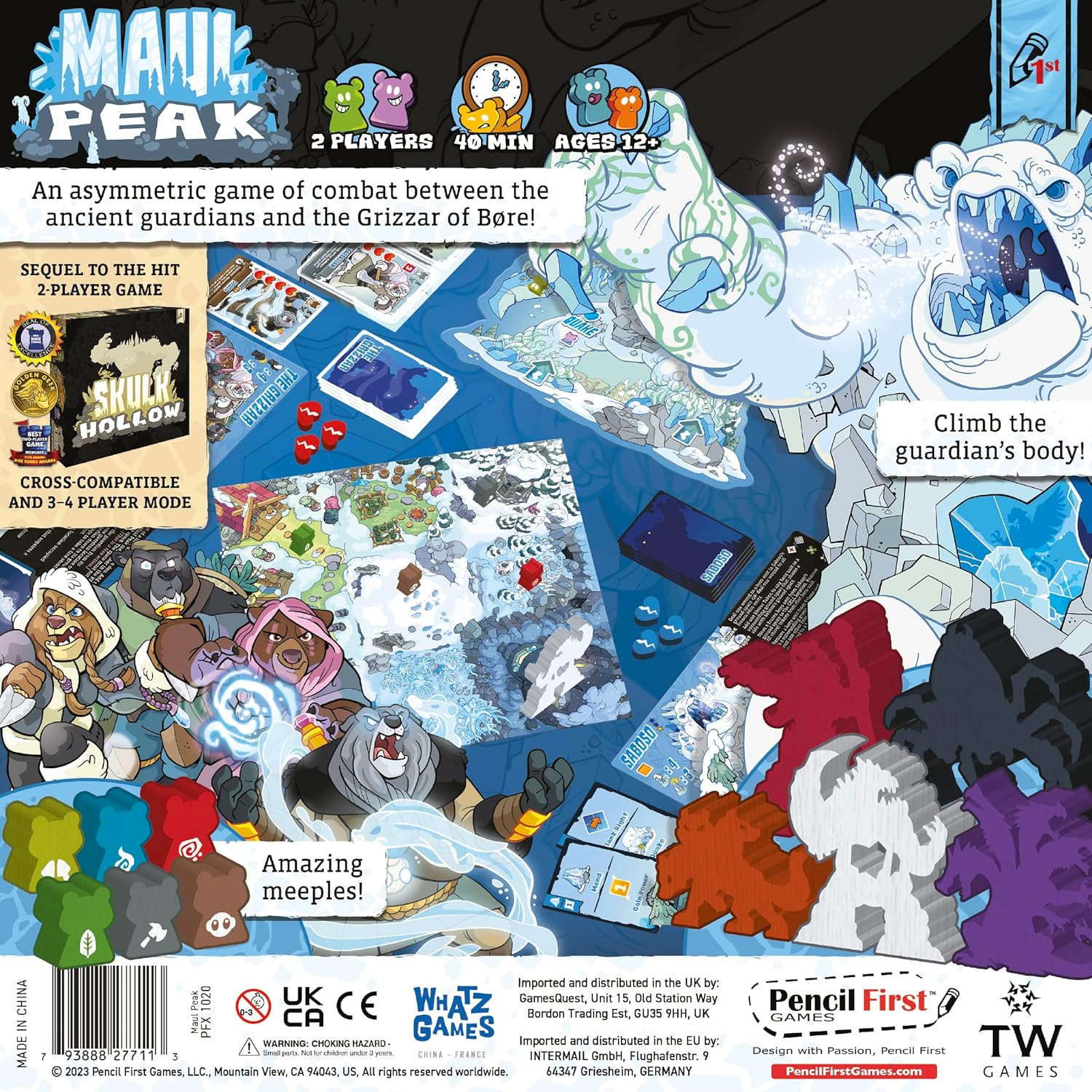 Flat River Group Maul Peak Board Game: 2-Player, Ages 16+, 4 Players with Expansion image number 5