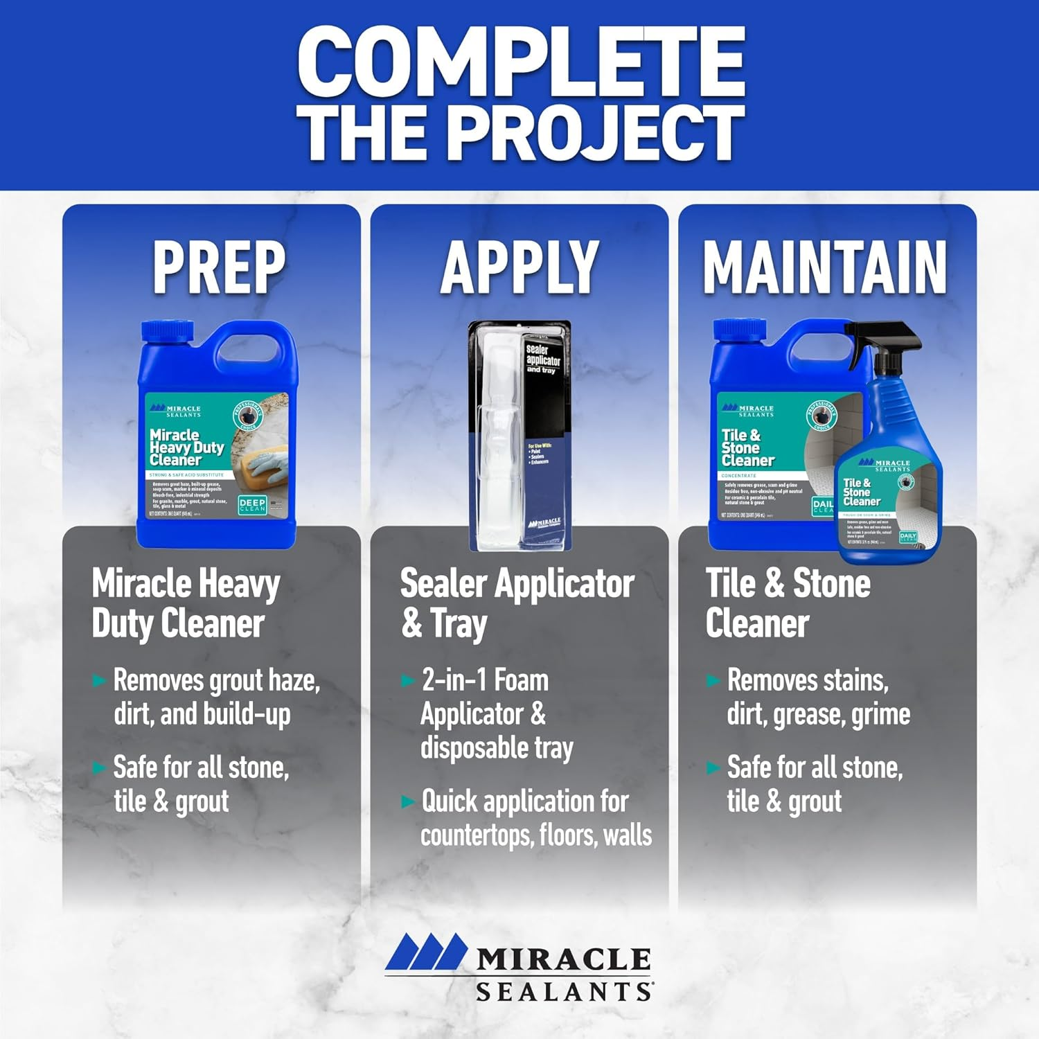 Miracle Sealants APLTRAY8 Mira Brush Applicator & Tray, Single image number 4