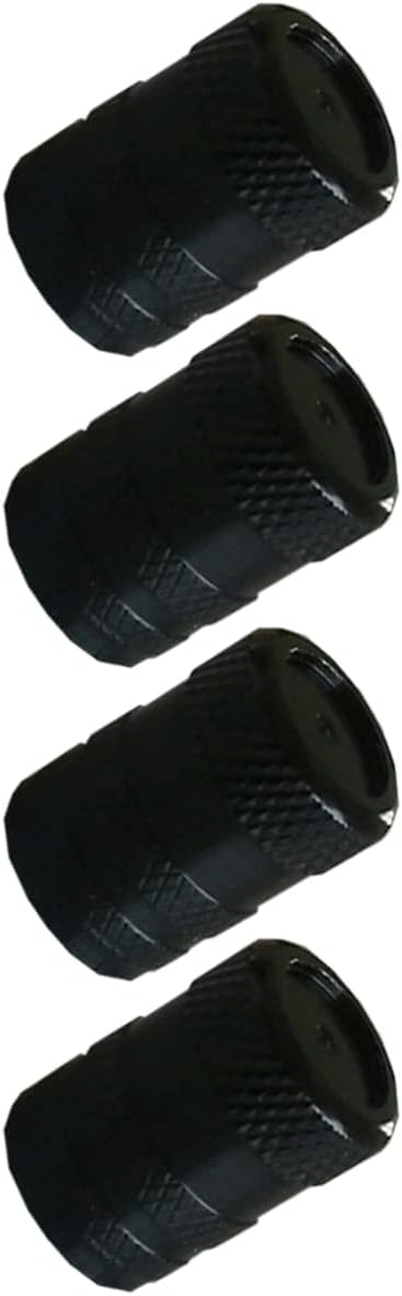 Simply 4 X Black Flat Top Valve Dust Caps Universal Fit Car Alloy Wheel Bike Tyre Tire