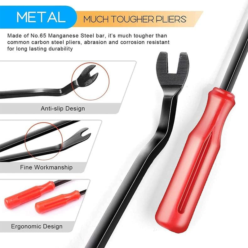 LEDON 731X Car Trim Body Clips Kit Rivets Retainer Auto Panel Bumper Plastic Fastener Universal Plastic Push Pin Clips for Bumper, Fender, Door image number 5