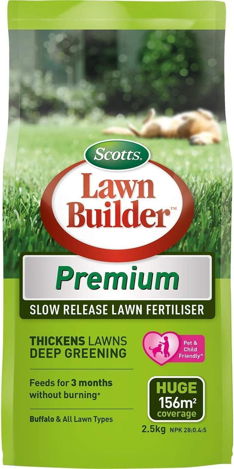 Lawn Builder 3 in 1 Feed Fertiliser + Lawn Builder Premium Fertiliser (2.5Kg)