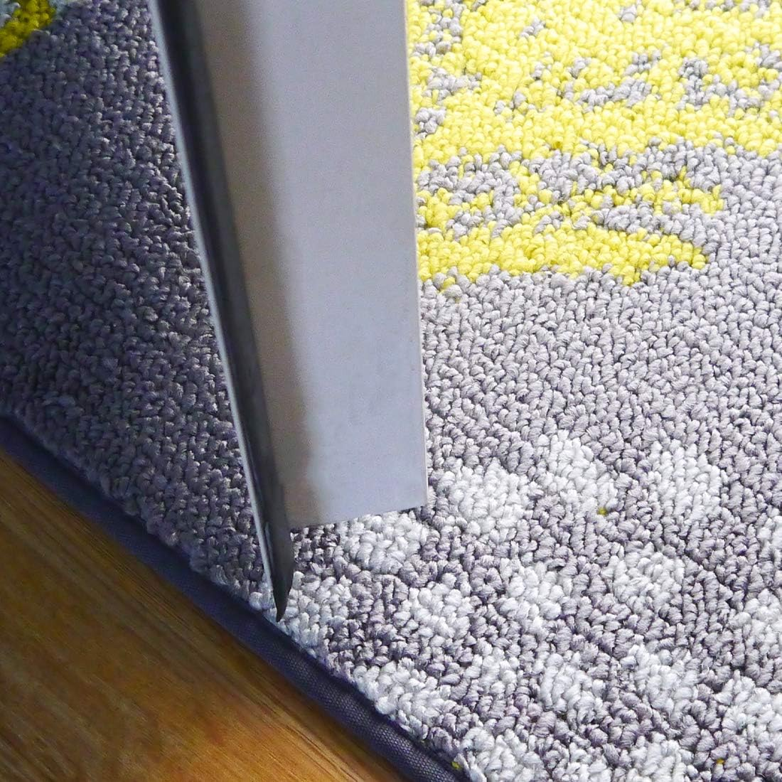 Morgantag Indoor Entrance Mat 17.5"X47.5", Non-Slip Absorbent Dirt Trapper Rug, Kitchen Rug, Front Door Mat, Machine Washable, Gold image number 2