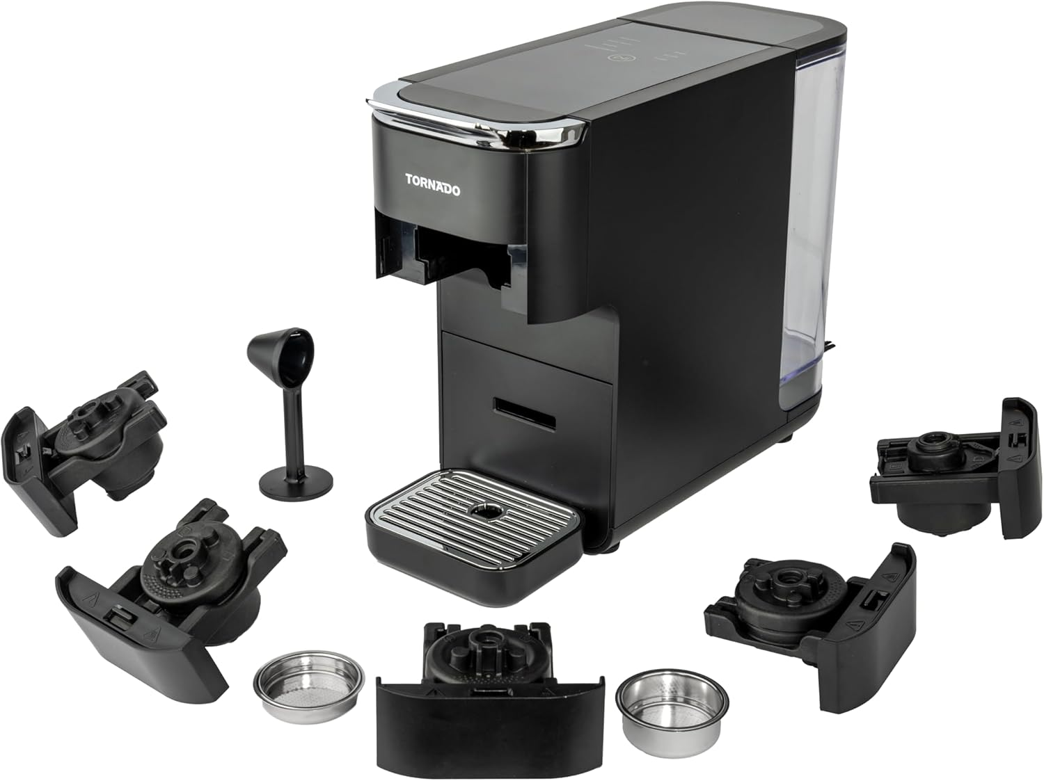 Tornado LA TCM7042-GS Machine &Agrave; CAF&Eacute; 5-EN-1, Compatible NESPRESSO, Dolce Gusto, Lavazza Blue, ESE ET CAF&Eacute; MOULU, 20 Bars, 1.5 L image number 5