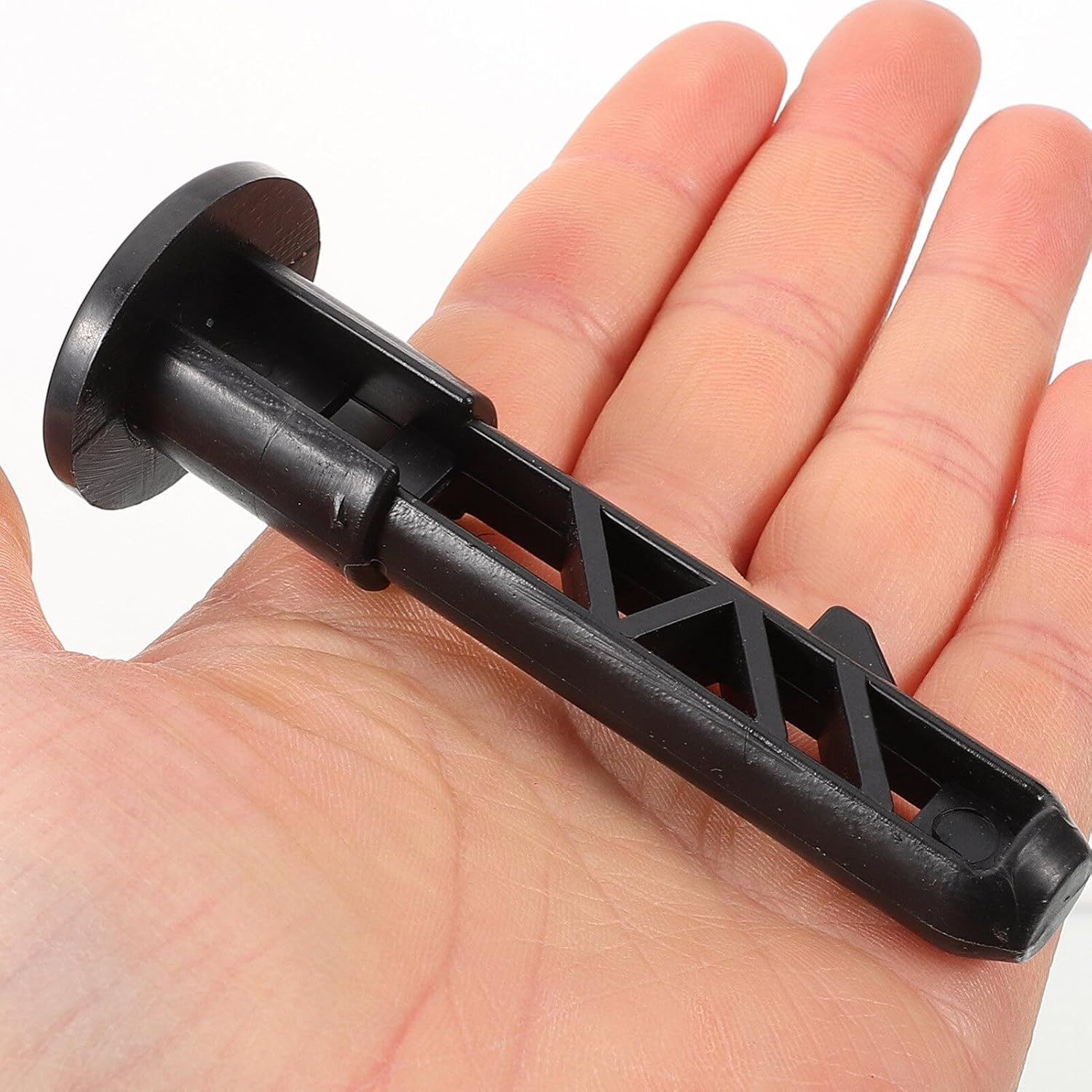 Gatuida Trash Can Lid Hinged Pins, 4Pcs Plastic Wheeled 120L Trash Can Hinged Pins Outdoor Garbage Can Recycling Bin Universal Sturdy Plastic Plug Connection image number 6