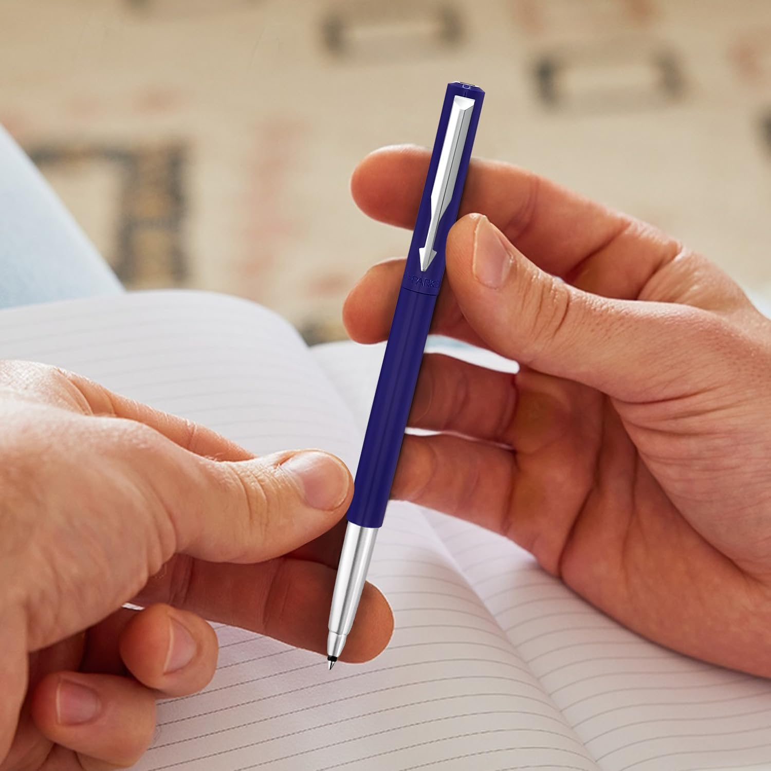 Parker Vector Standard Blue Body Roller Ball, Blue