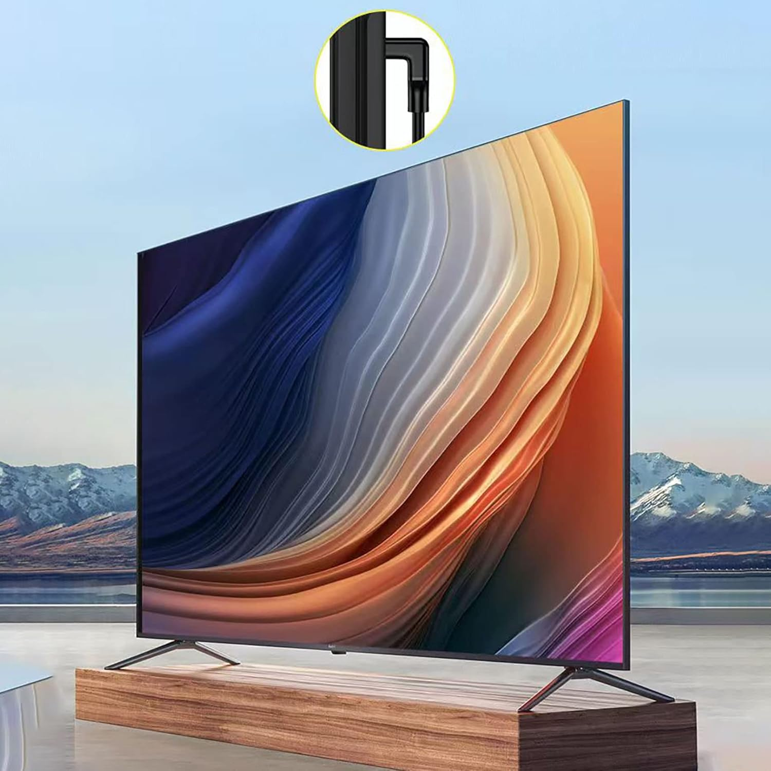 Tunghey Right Angle Displayport Extension Cable 0.3M, 4K DP Extender Cable(4K@60Hz,2K@144Hz, 2K@165Hz), DP Male to DP Female 1.2 Cable,Compatible with Computer Desktop Laptop (Down Angle)