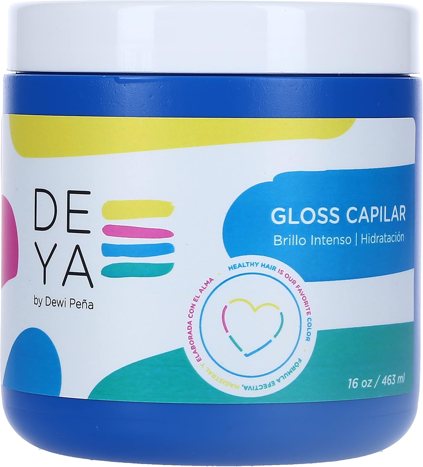 DEYA Gloss Capilar with Organic Coconut and Jojoba Oils and Silk Deep Restorative Mask 16 OZ image number 1