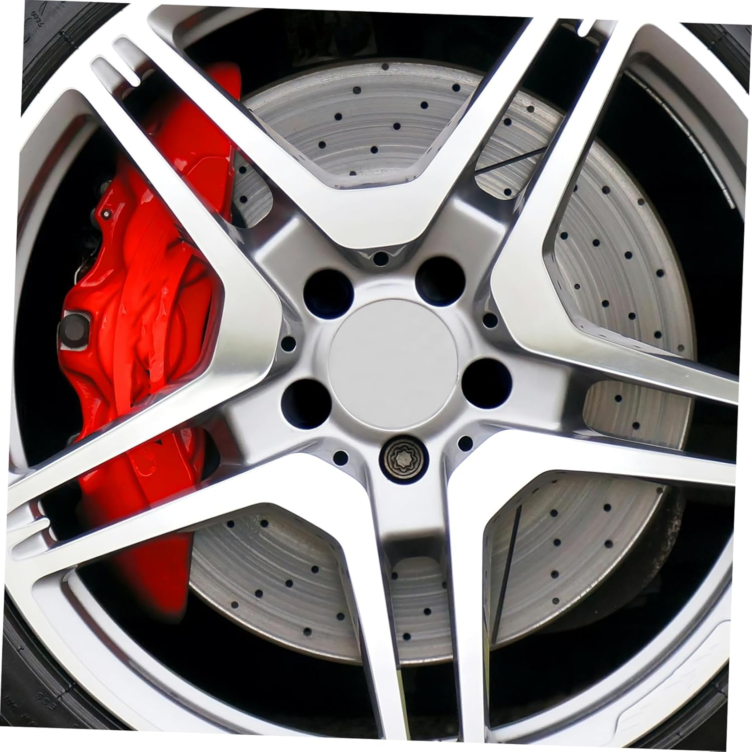 VALICLUD 4Pcs Car Wheel Center Hub Covers Rim Hub Caps for SUV Truck Vehicles Car Tire Center Cap Automotive Wheel Protector image number 6