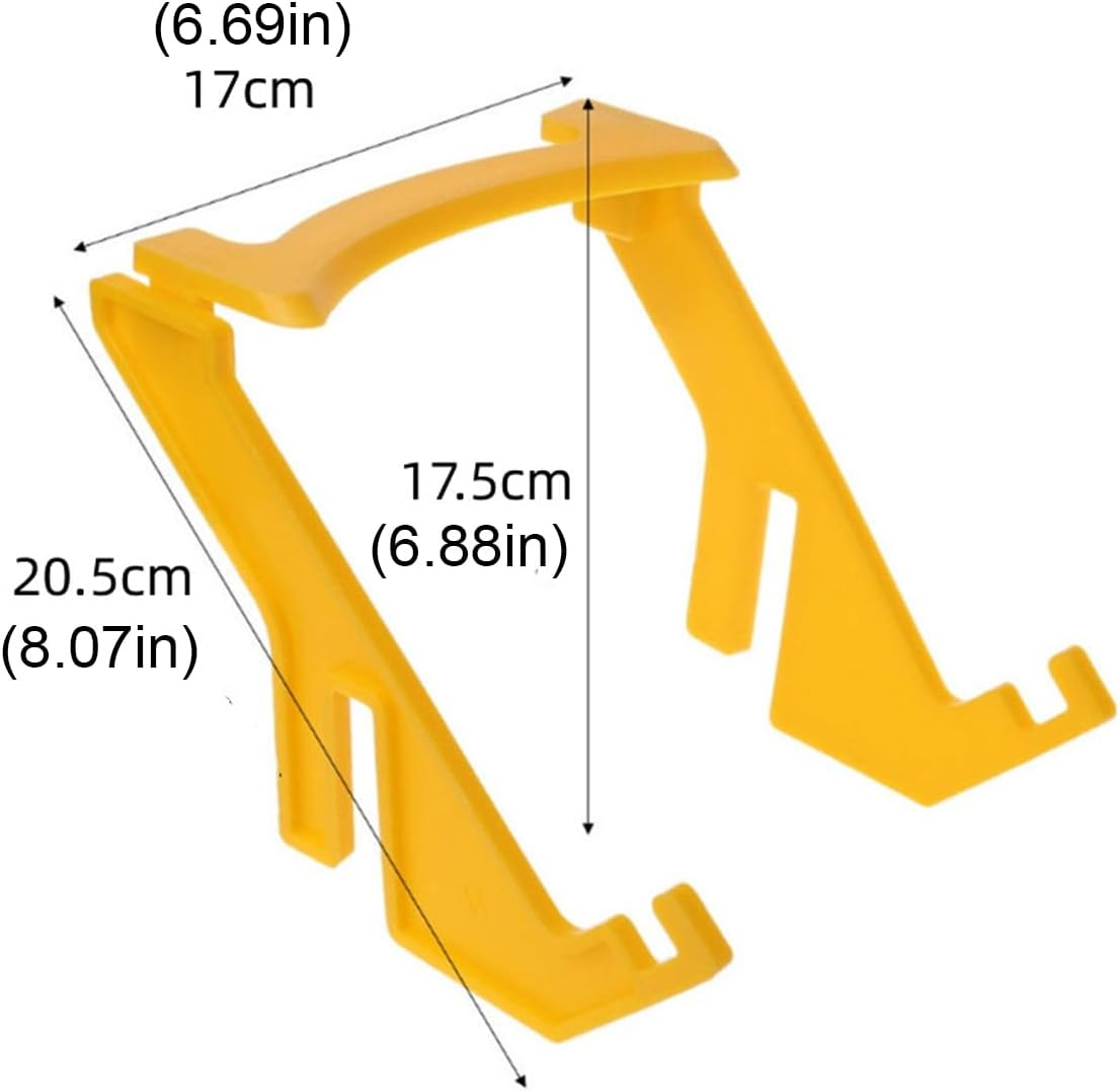 AIMALL Beekeeping Tools Plastic Honey Bucket Stand Honey Shaker Machine Honey Bucket Shelf Plastic Bucket Stand, 6.69In X 8.07In X 6.88In(17Cm X 20.5Cm X 17.5Cm) image number 3