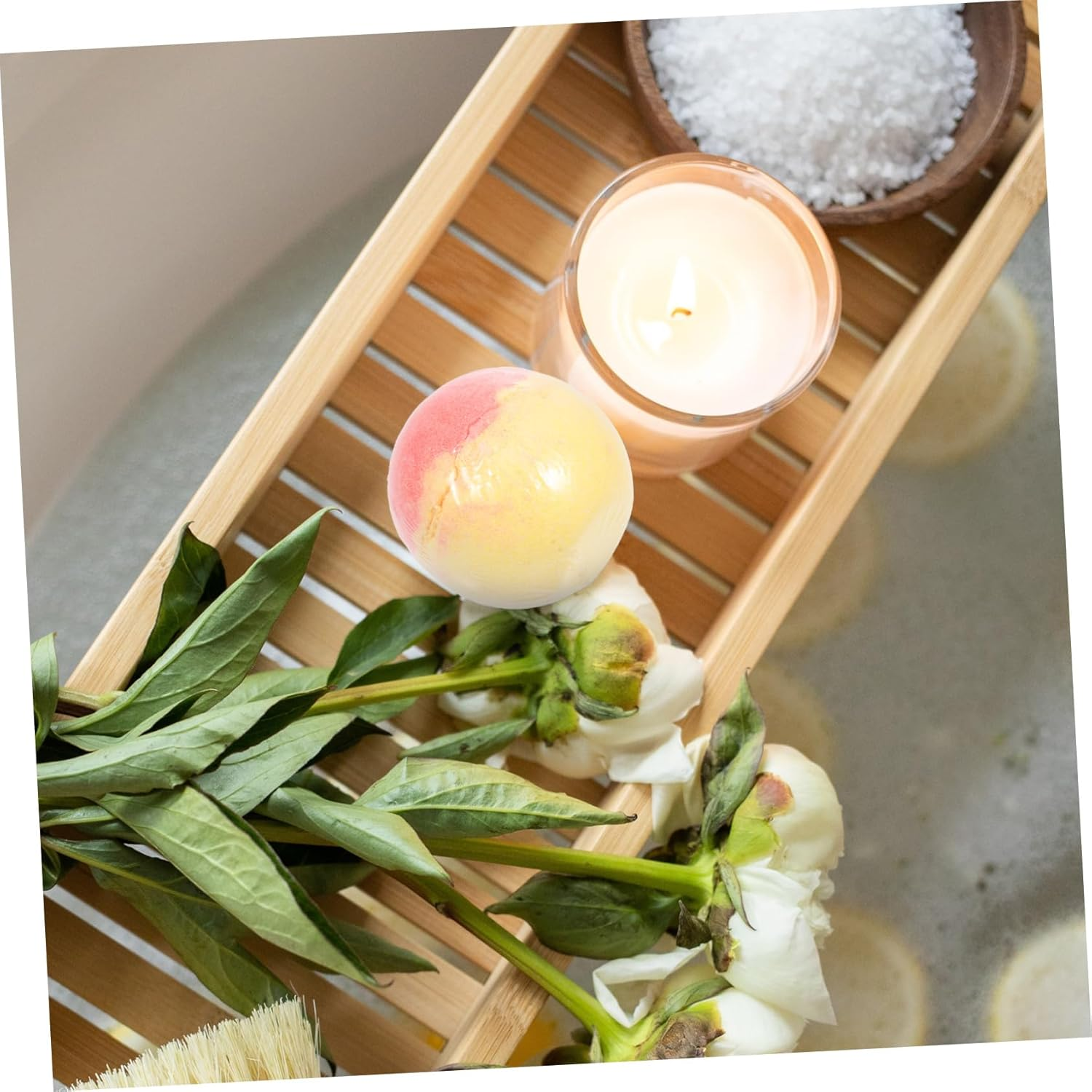 HONITANO Sea Salt Bath Ball for Fragrant Experience for Relaxation and Skin Nourishment image number 3