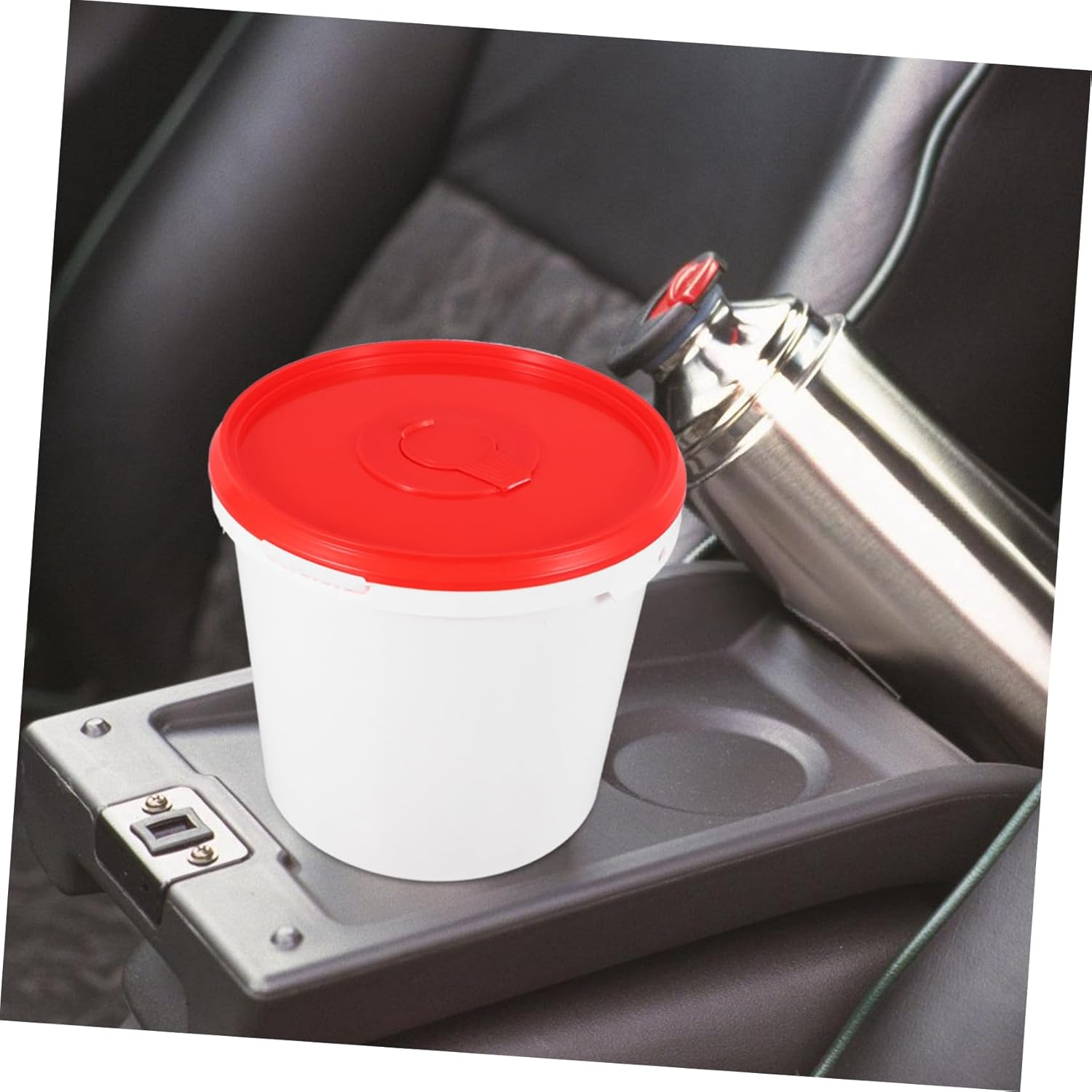 SHOWERORO Refillable Wipes Container Plastic Wipe Bucket Diaper Dispenser for Bathroom Travel image number 2