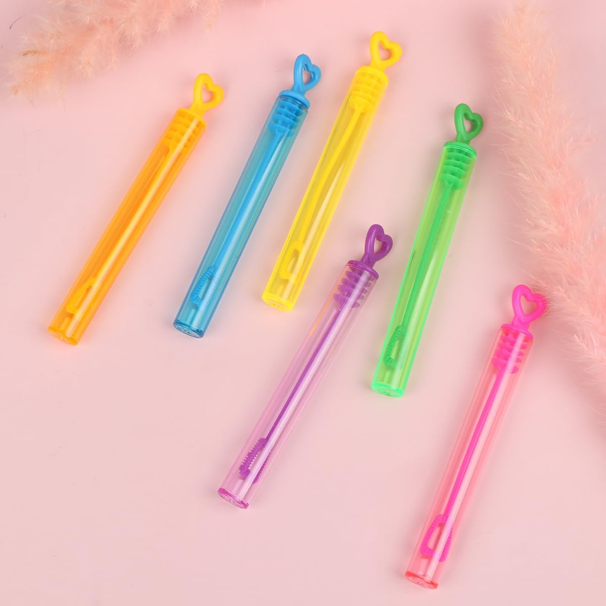Ifundom 24Pcs Mini Bubble Wands Bubbles Party Favors Outdoor Bubble Blower for Birthday Party Favor Wedding Summer Activity image number 6