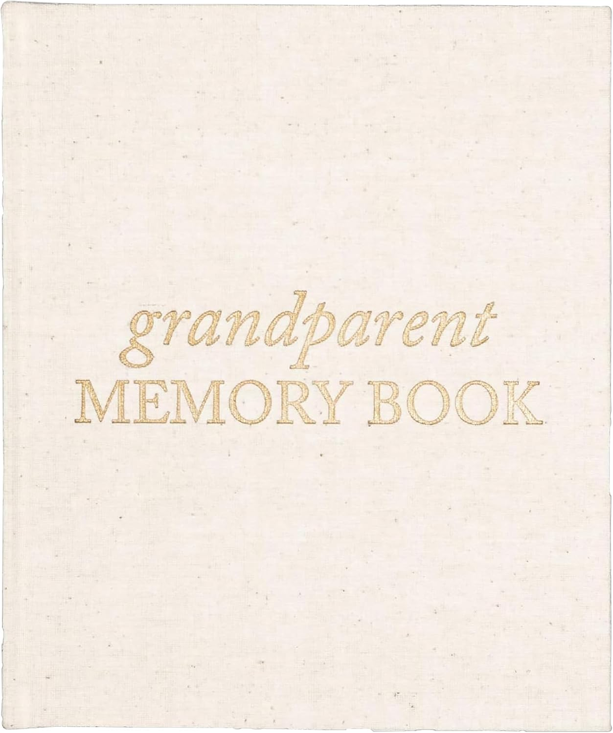 Grandparents Book by Duncan & Stone (Ivory, 72 Pages), Grandma Book Memory Journal - Legacy Journal for Grandpa & Grandma Memories - Ideal Grandpa Gift or Grandmother Gift