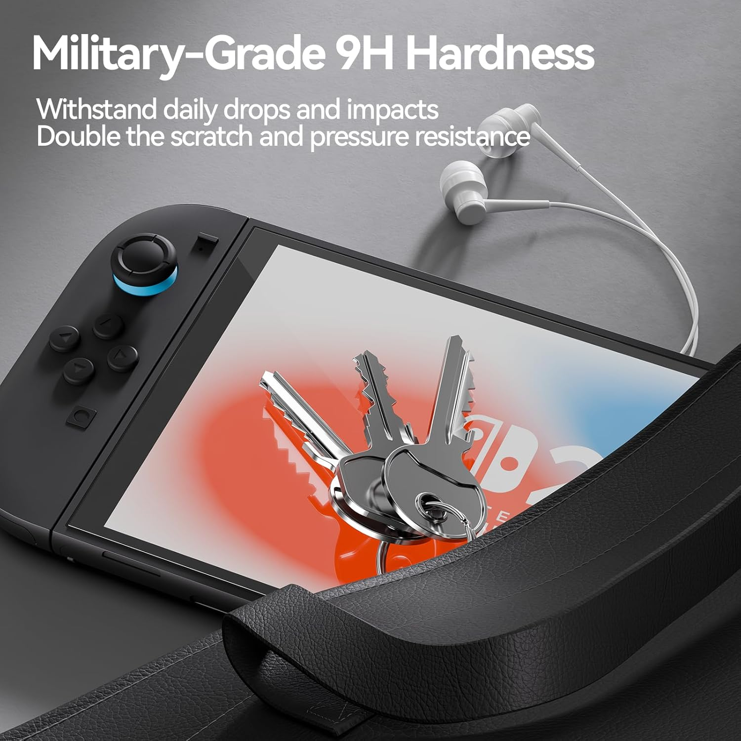 Geekshare Anti-Glare Tempered Glass Screen Protector for Switch 2(2025) AR Coating HD Clear Anti-Reflective, 9H Hardness, Bubble-Free, Ultra-Thin, Scratch Resistant - 1 Pack image number 5