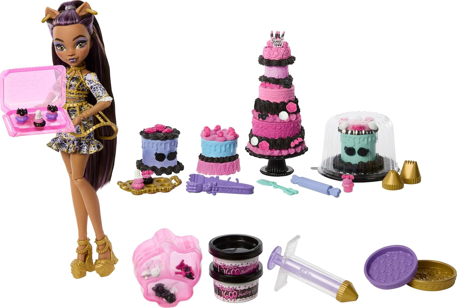 Monster High Scary Sweet Birthday Doll + Activity image number 2