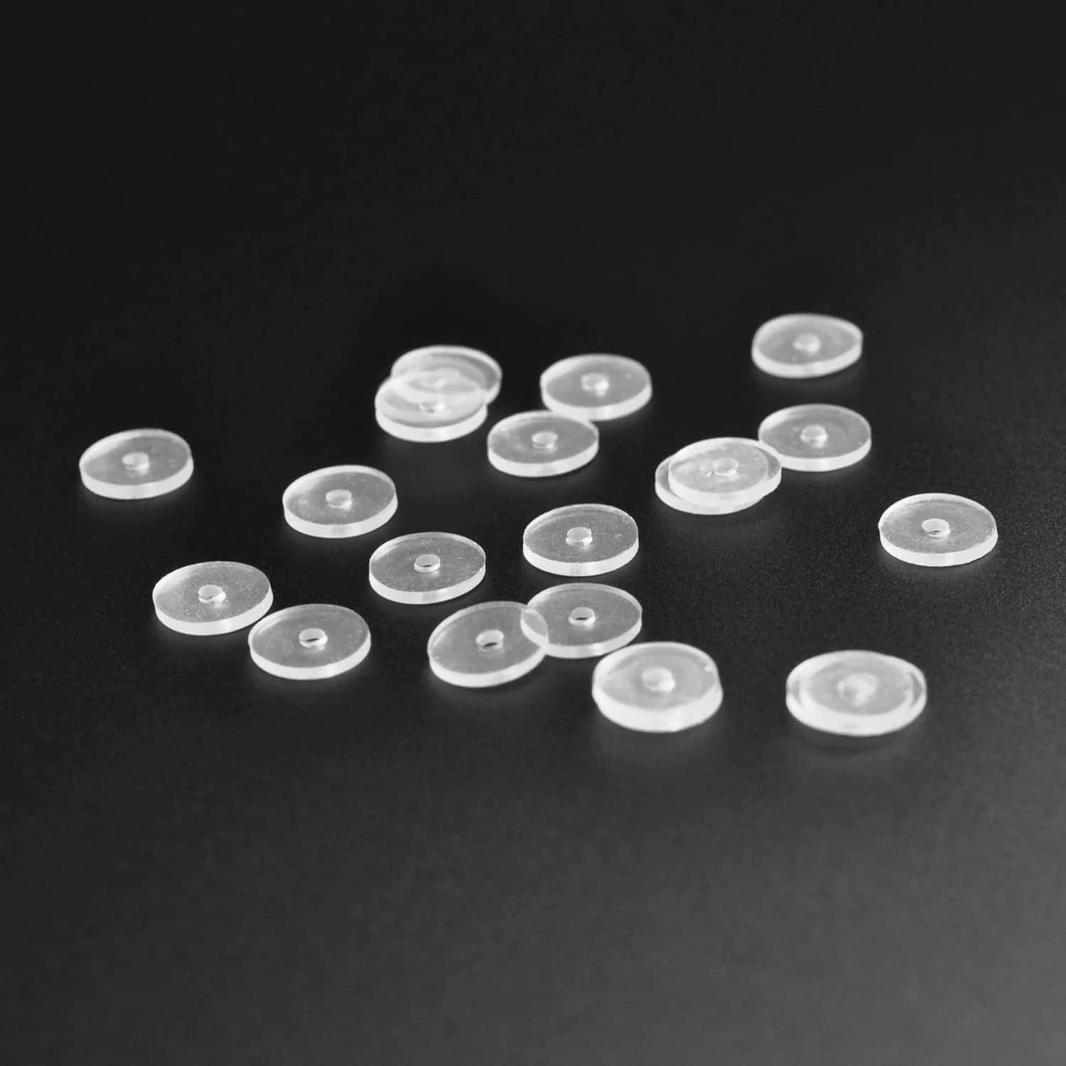 Clear Piercing Disc for Piercing Bump,Pressure Silicone Earrings for Keloids Healing Pads Belly Button Piercing Kit - Style15 - 5Mm 8Pcs image number 5