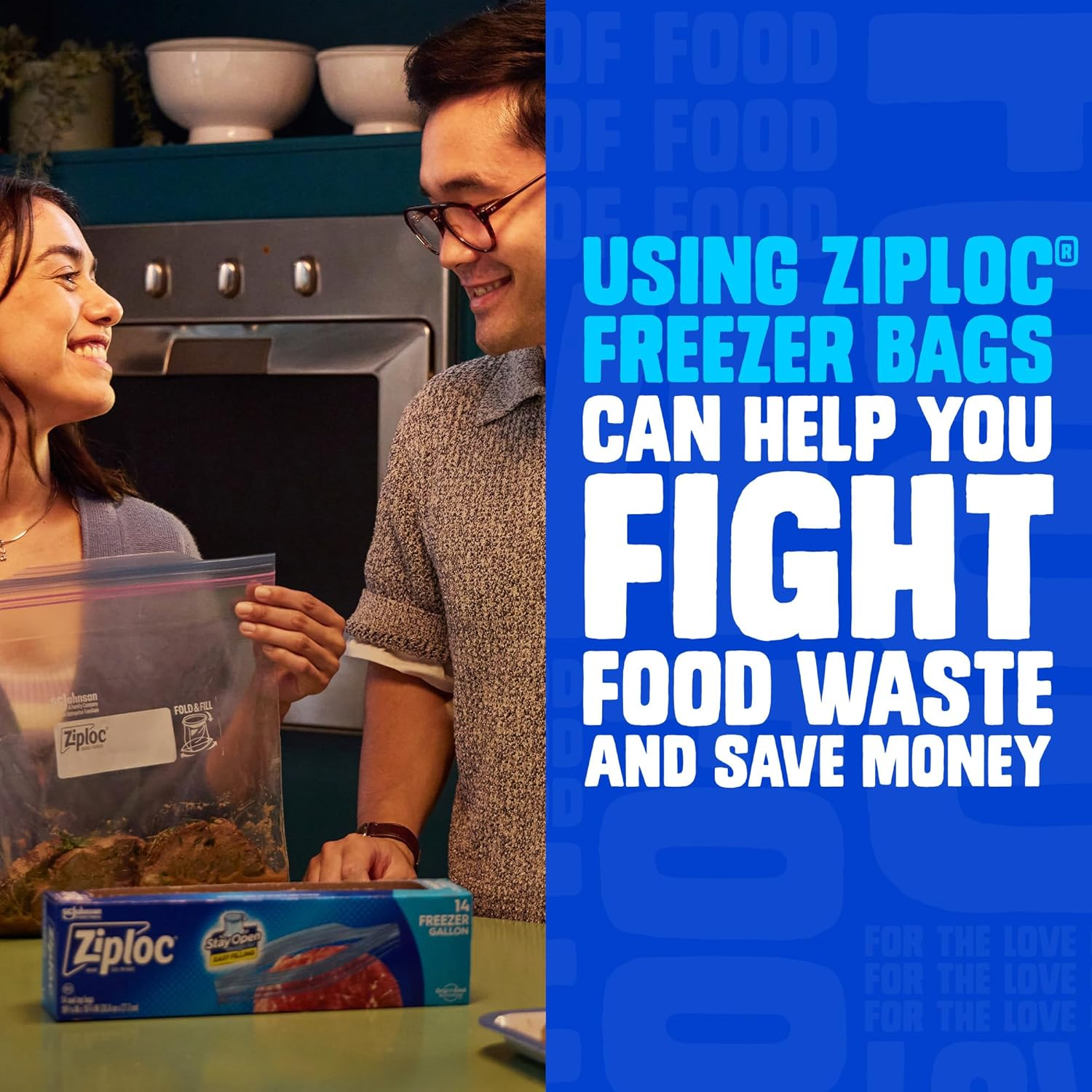 Ziploc 2-Gallon Freezer Bags, 30 Count image number 1