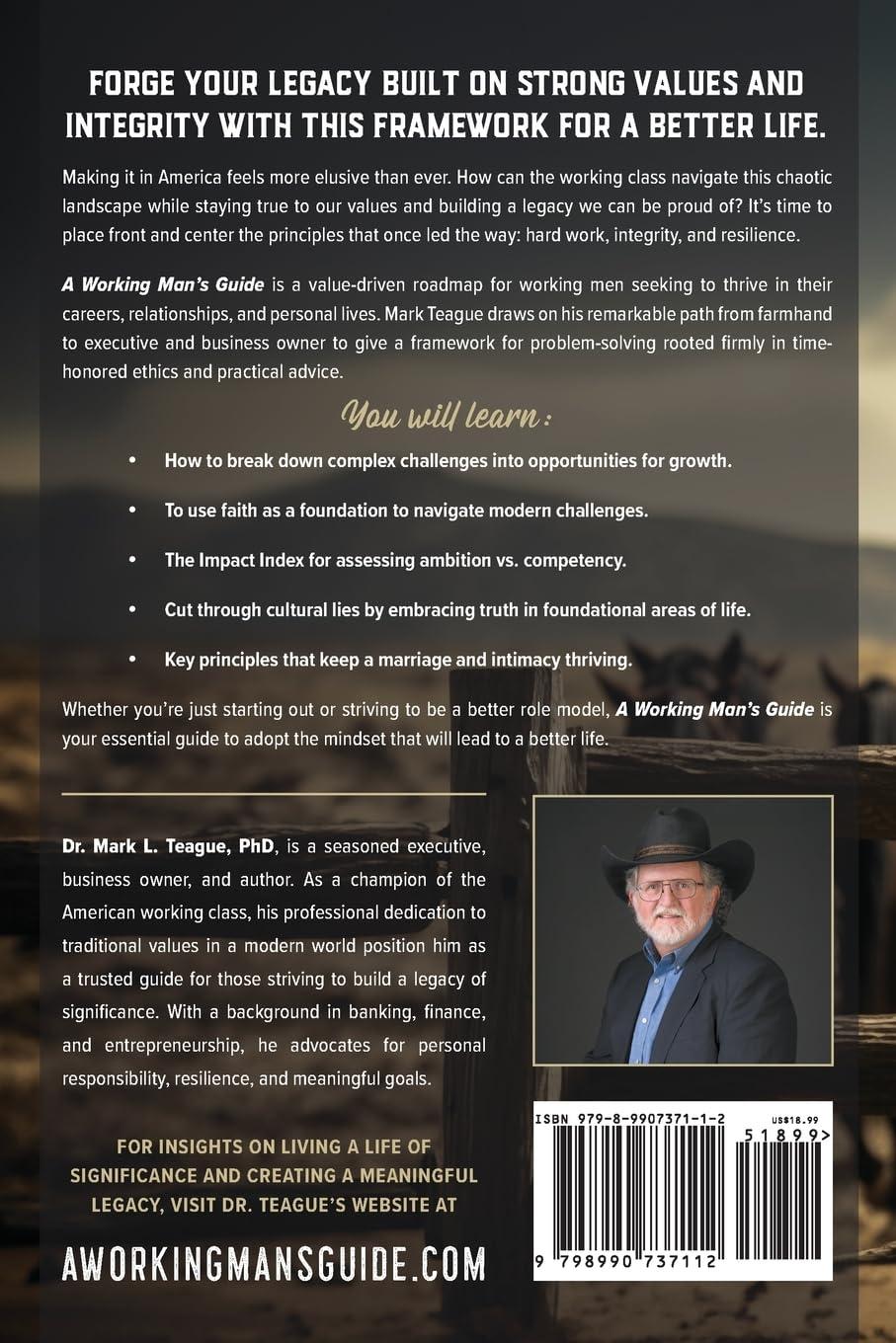 A Working Man'S Guide: Strong Values, Strong Life, Strong Legacy image number 2