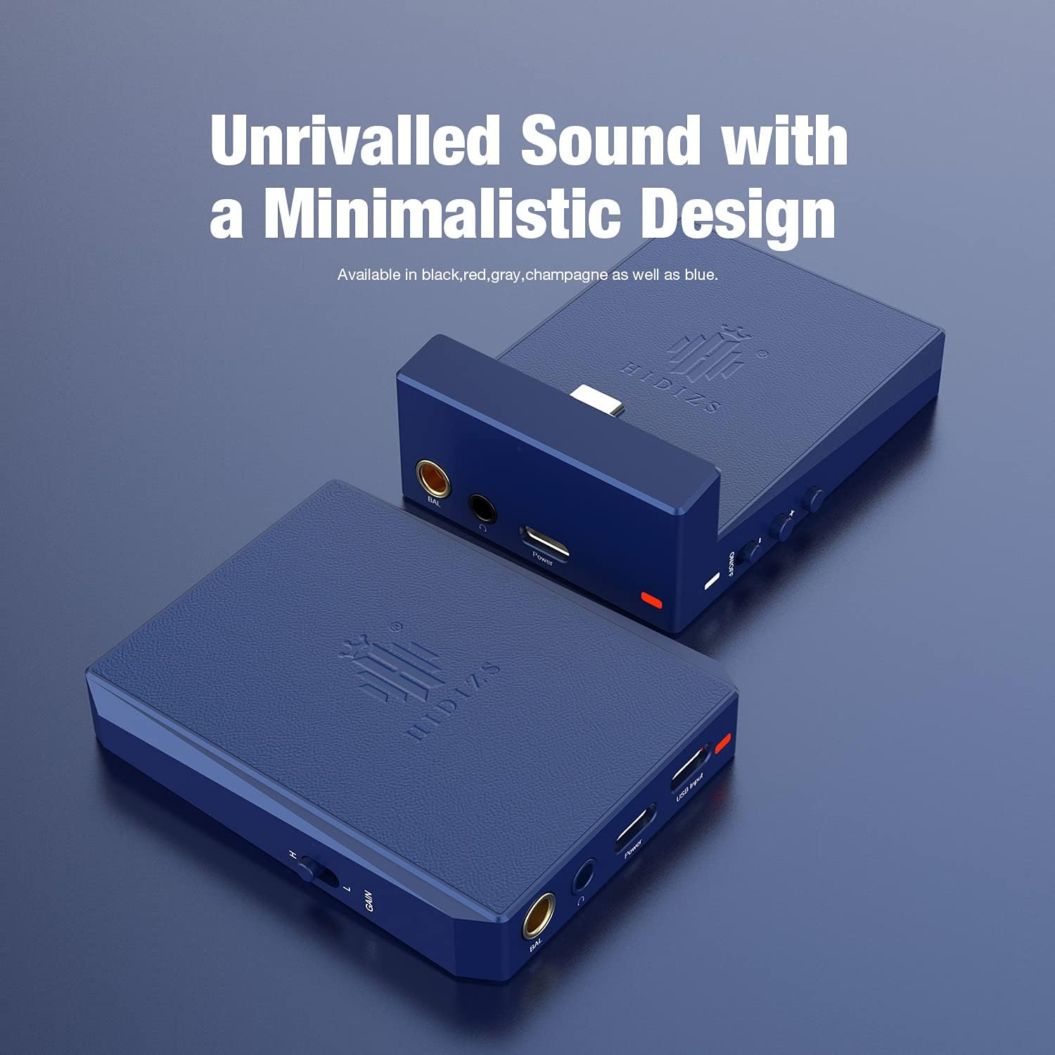 Hidizs DH80S Protable Hifi DAC/AMP ES9281C 32Bit/384Khz DSD64/128 Headphone Amplifiers with USB to SE3.5MM and BAL4.4MM Dual Headphones Outputs for Smartphones/Pc/Laptop/Hi Res Music Player