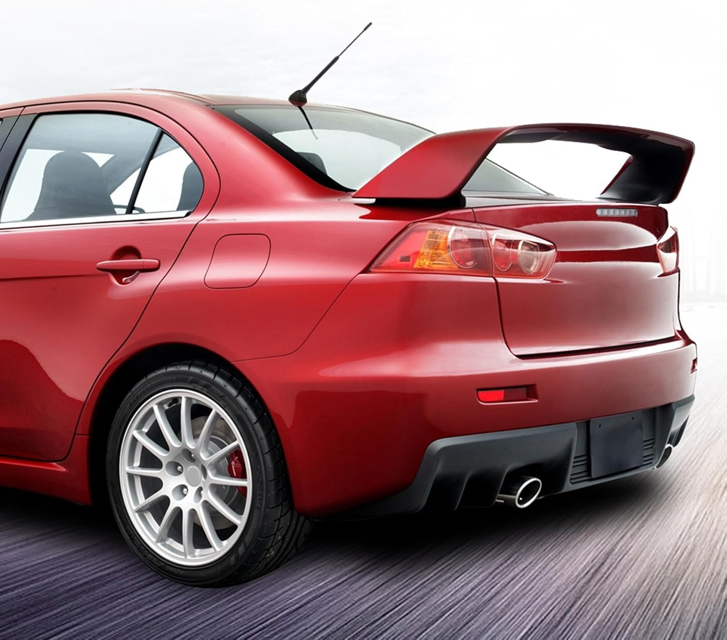 CHICIRIS Car Replacement Antenna, Black Rubber Universal 9 Inches Car Replacement anti Noise Beesting Aerial FM Radio Antenna with Screws for Car Owners image number 1