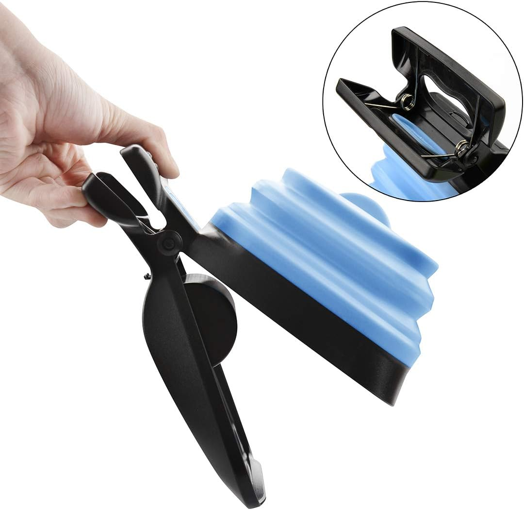 Dog Pooper Scooper with 10 Rolls, Portable Dog Poop Scooper, Sanitary Dog Waste Pick Up, Heavy Duty Dog Waste Cleaner with Bag Dispenser, Dog Leash Clip image number 1