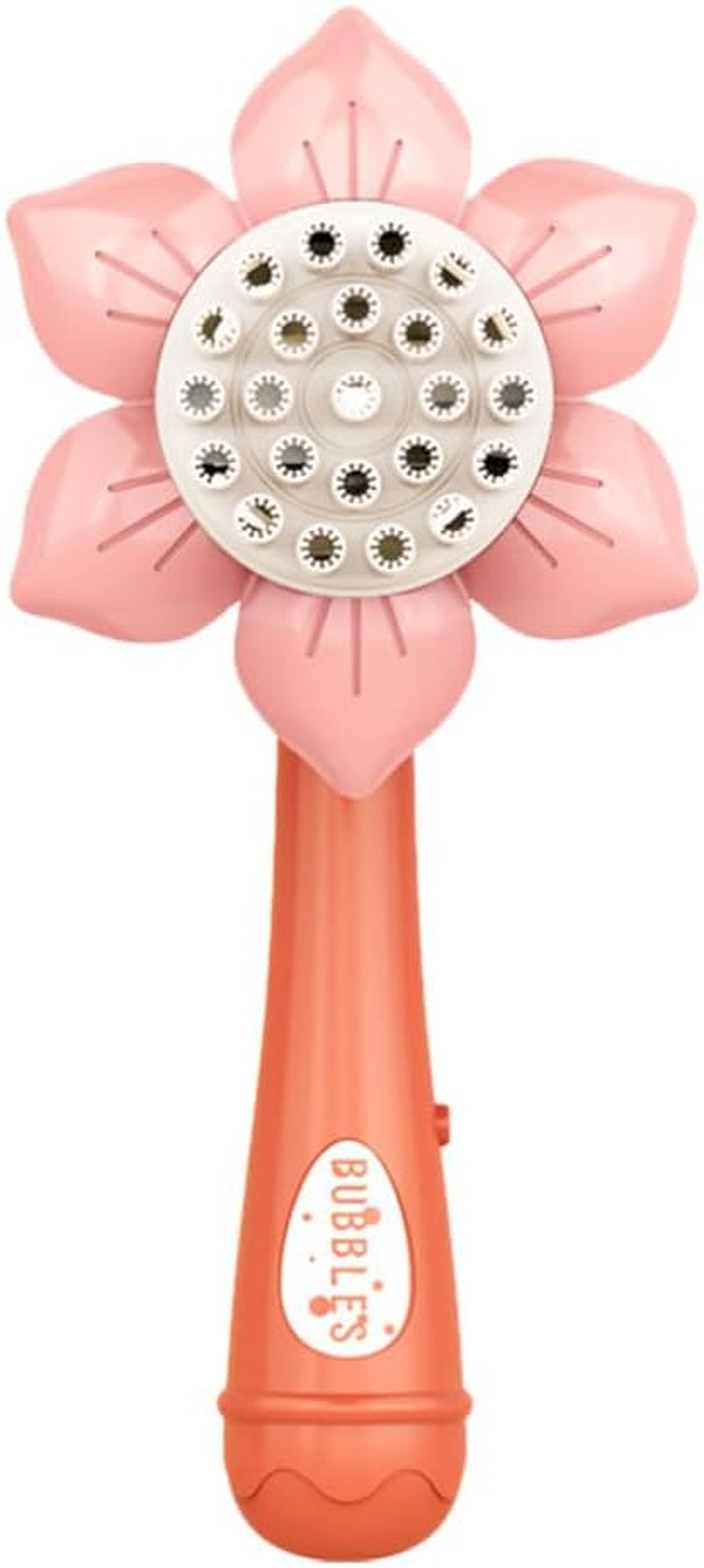 Bubble Maker Machine Sunflower Shape Handheld Blower Toy Automatic Bubble Toy Funny Outdoor Indoor Games for Boys Girls Party Favors Pink image number 6