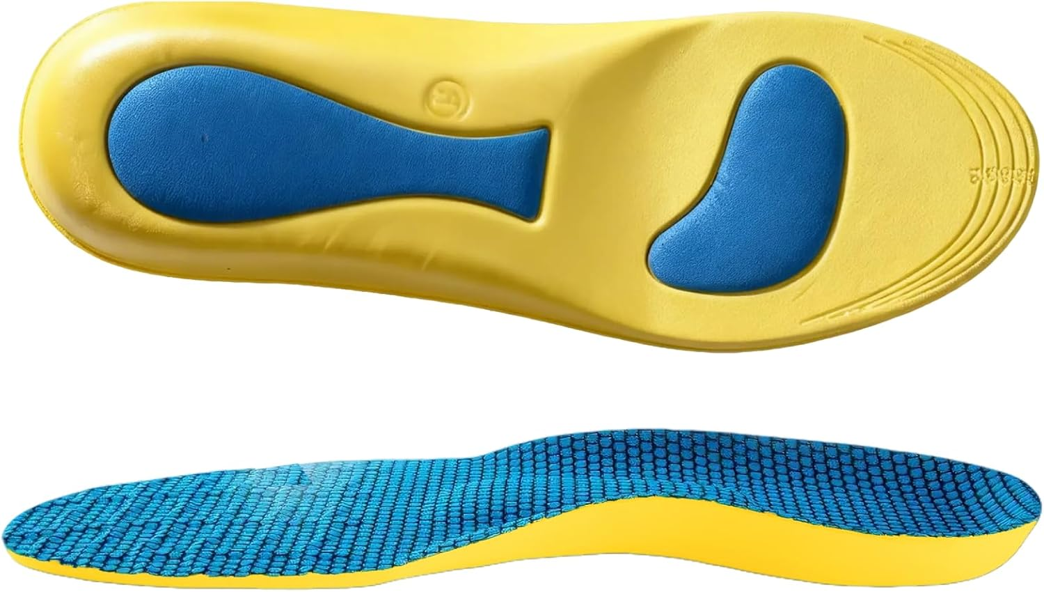 Arch Support Orthotic Insoles for Plantar Fasciitis, Full Length Heel Seats with Biomechanical Reinforcement Technology for Effective Pain Relief in Athletic Footwear, Work Boots, and Casual Shoes image number 3