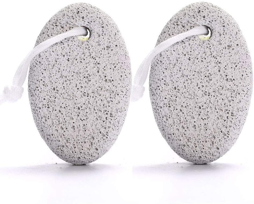 AISHU Natural Pumice Stone for Feet, Borogo 2-Pack Lava Pedicure Tools Hard Skin Callus Remover for Feet and Hands - Natural Foot File Exfoliation to Remove Dead Skin, Heels, Elbows, Hands image number 6